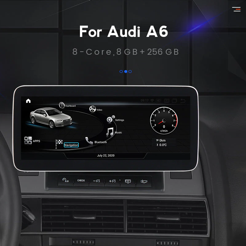 Audi A6/A6L/S6 Android 13.0 Multimedia 10.25"/12.5" Touchscreen Display + Built-In Wireless Carplay & Android Auto | 2005 - 2009 | LHD/RHD - Image 4