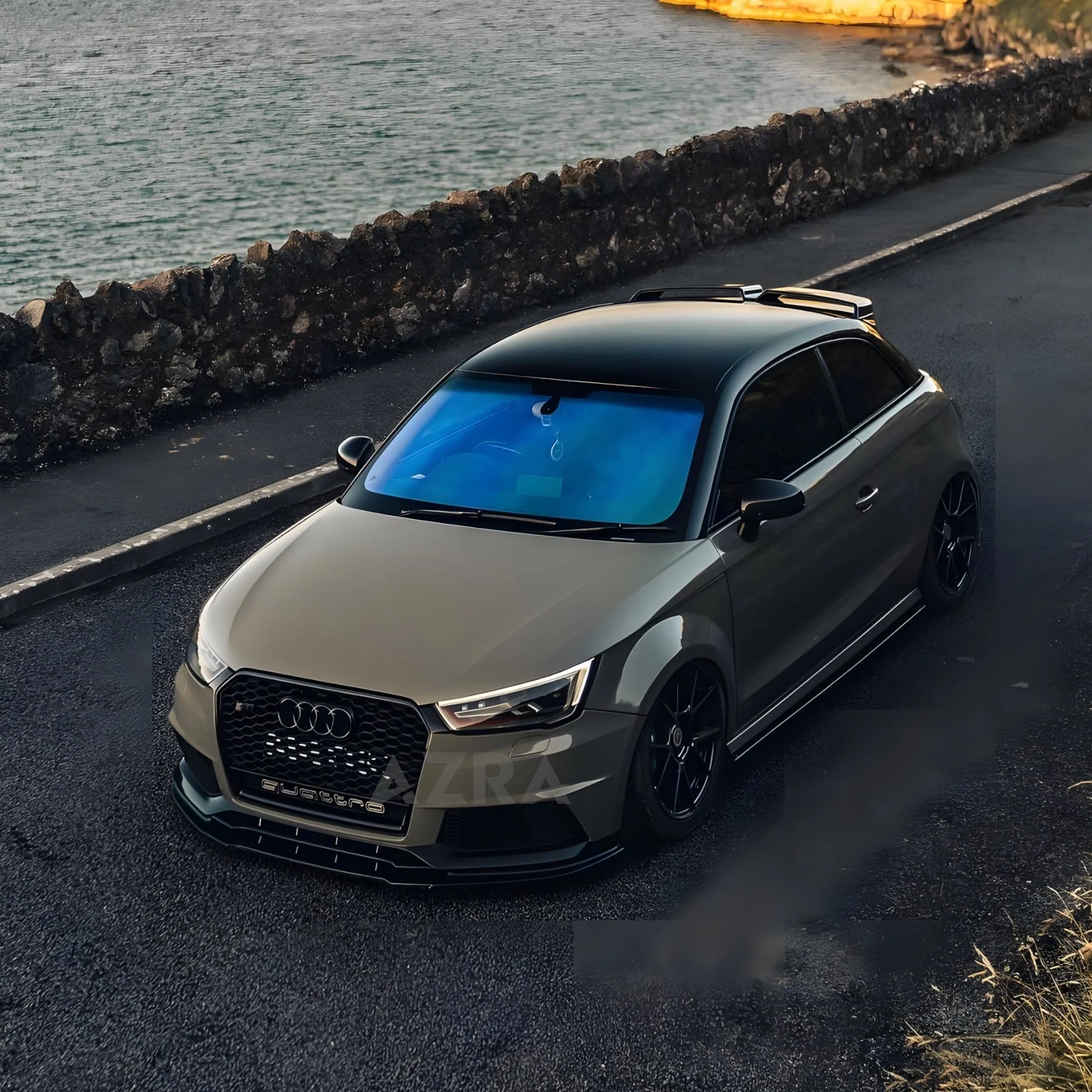 AZRA Audi A1 / S1 | 8X | RS Style Customizable Honeycomb Front Grille | 2015 - 2018 - Image 11