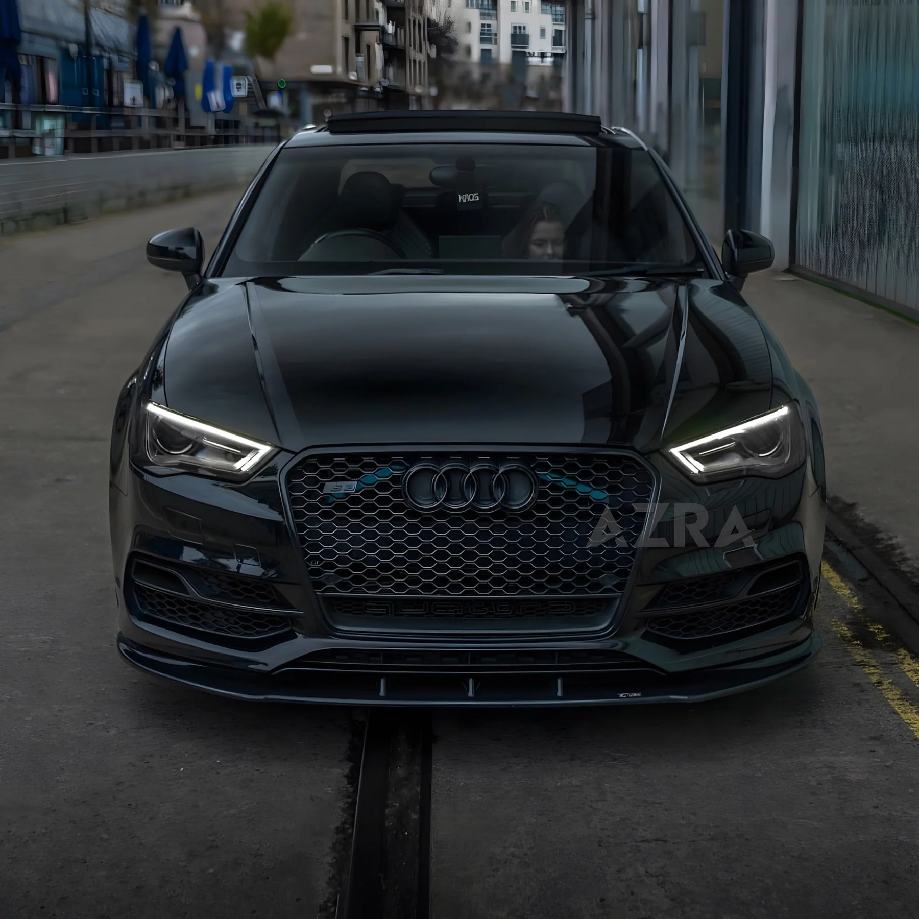 AZRA Audi A3 / S3 | 8V | RS Style Customizable Honeycomb Front Grille | 2013 - 2016 - Image 8