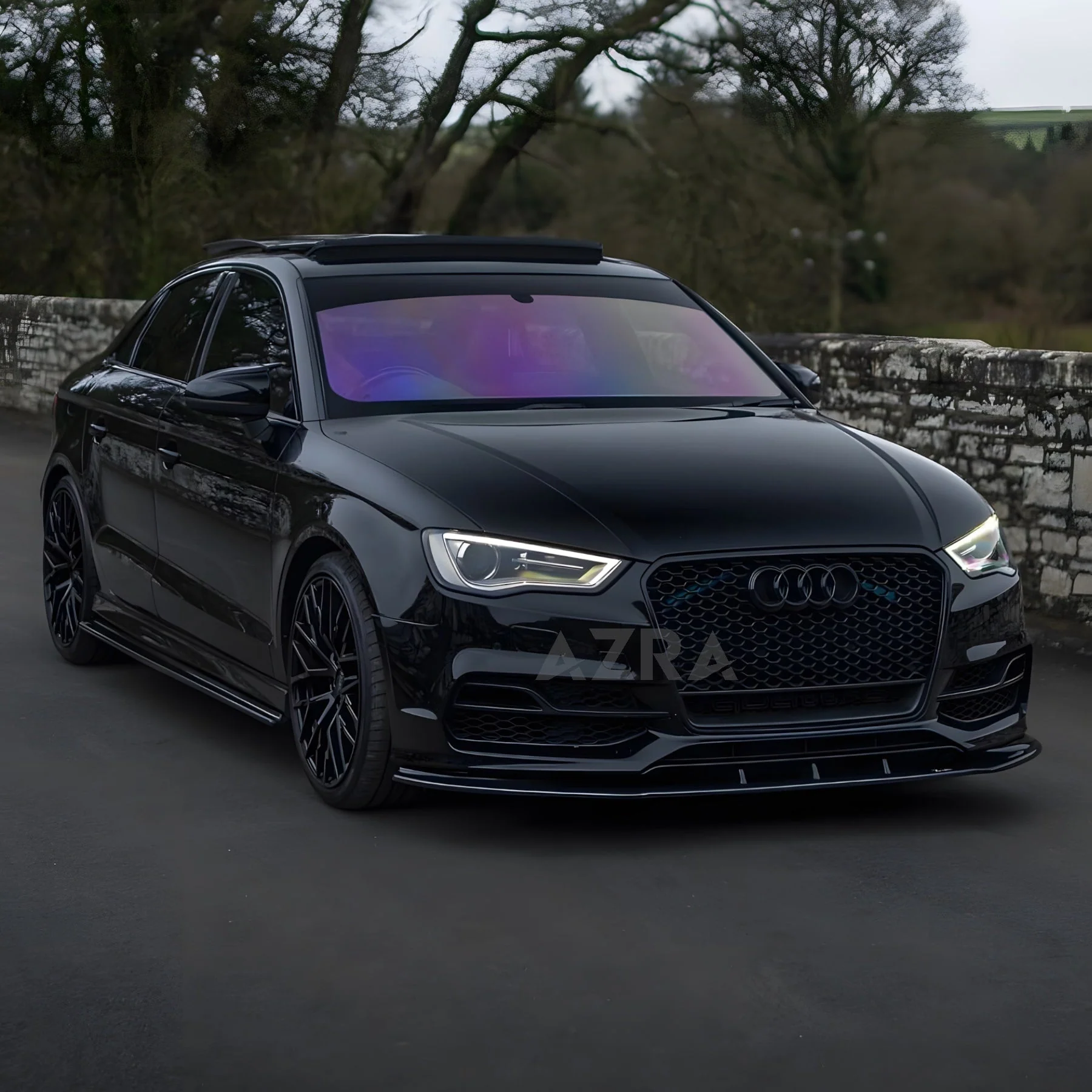 AZRA Audi A3 / S3 | 8V | RS Style Customizable Honeycomb Front Grille | 2013 - 2016 - Image 9