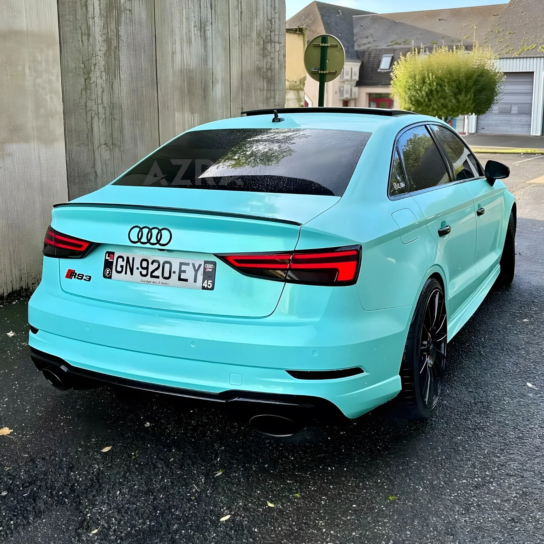 AZRA Audi A3 / S3 / RS3 Sedan | 8V / 8V.5 | Carbon Fiber 'OEM' Rear Spoiler Lip | 2013 - 2020 - Image 7