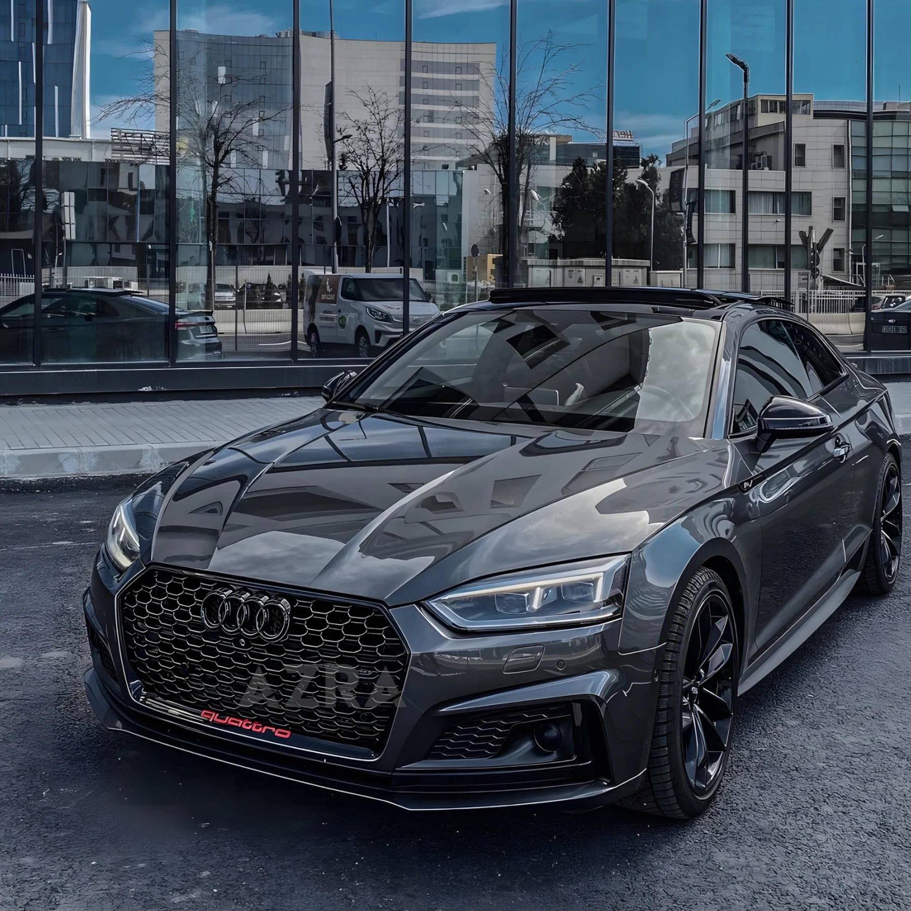 AZRA Audi A5 / S5 | F5/B9 | RS Style Customizable Honeycomb Front Grille | 2016 - 2020 - Image 8