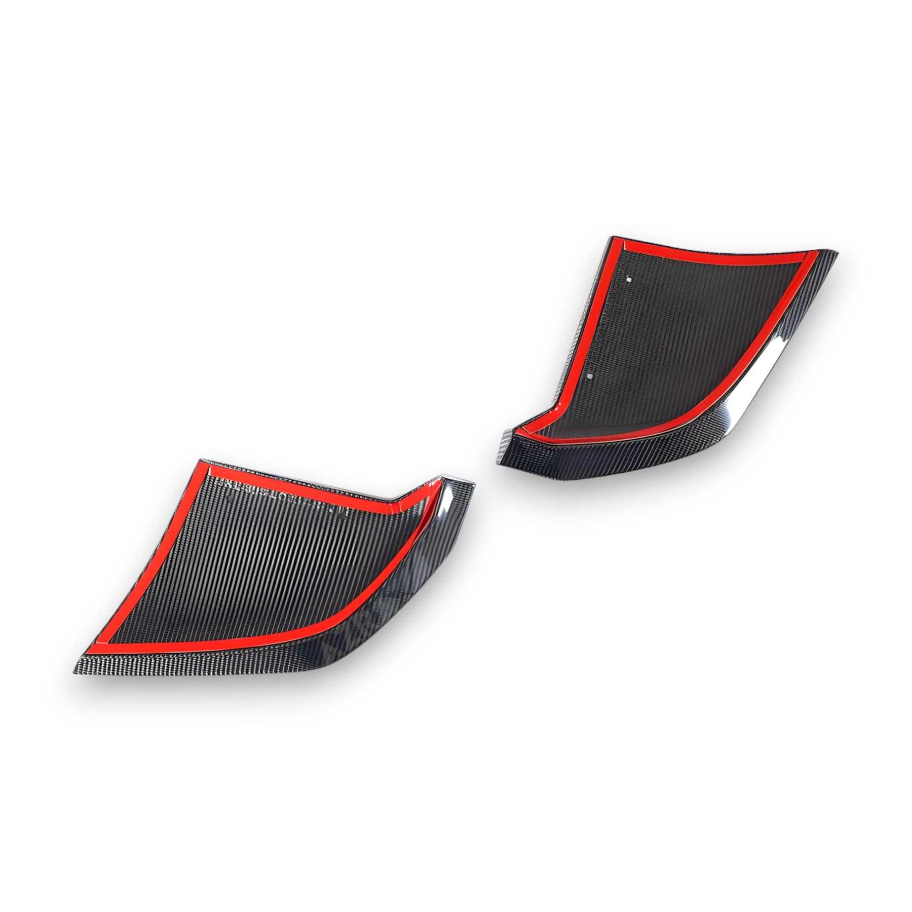 AZRA Audi R8 | 4S | Carbon Fiber Rear Bumper Lower Canards | 2015 - 2018 - Image 6