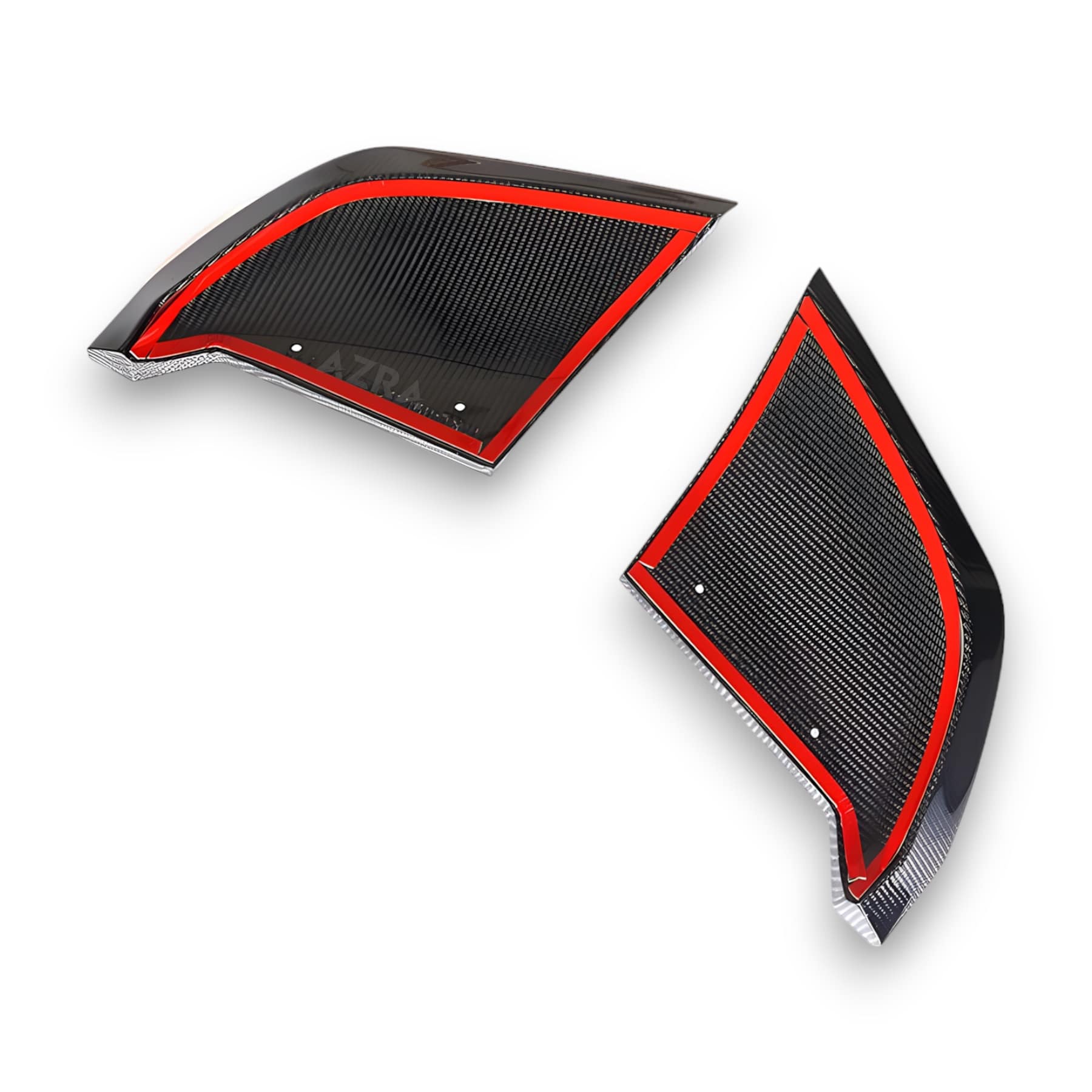 AZRA Audi R8 | 4S | Carbon Fiber Rear Bumper Lower Canards | 2015 - 2018 - Image 7