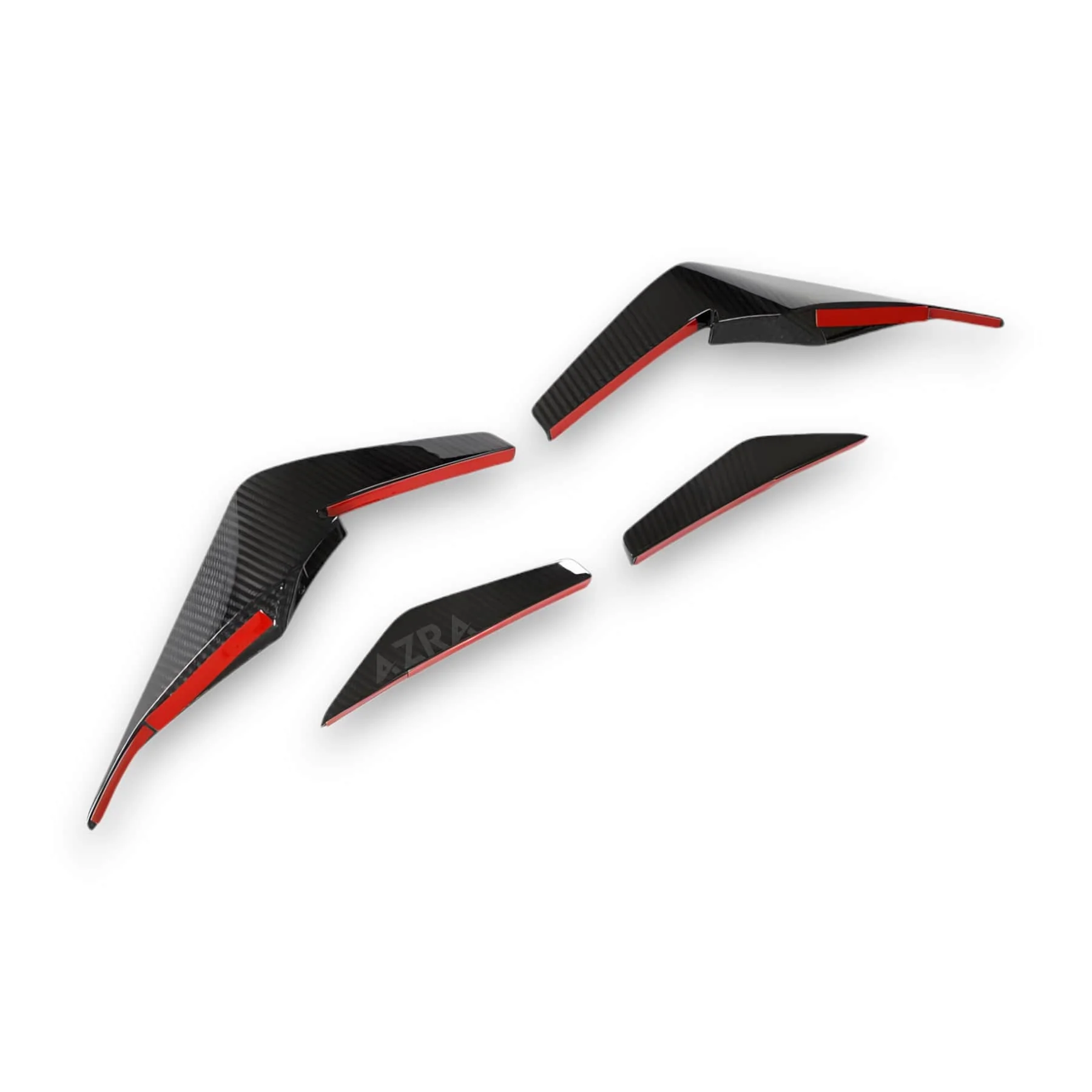AZRA Audi R8 | 4S | Carbon Fiber V1 Front Bumper Canards | 2019 - 2024 - Image 5