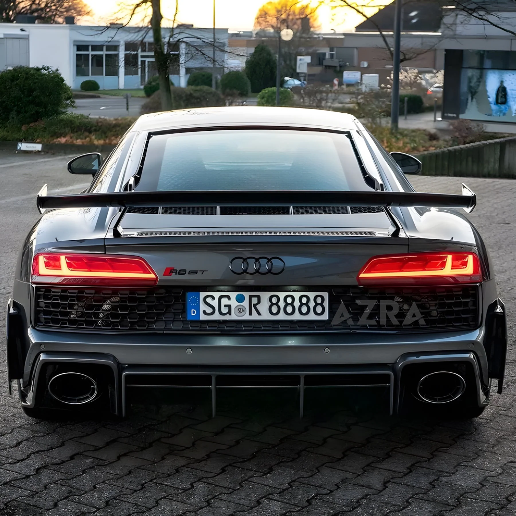 AZRA Audi R8 | 4S | Carbon Fiber V1 Rear Diffuser | 2019 - 2024 - Image 10