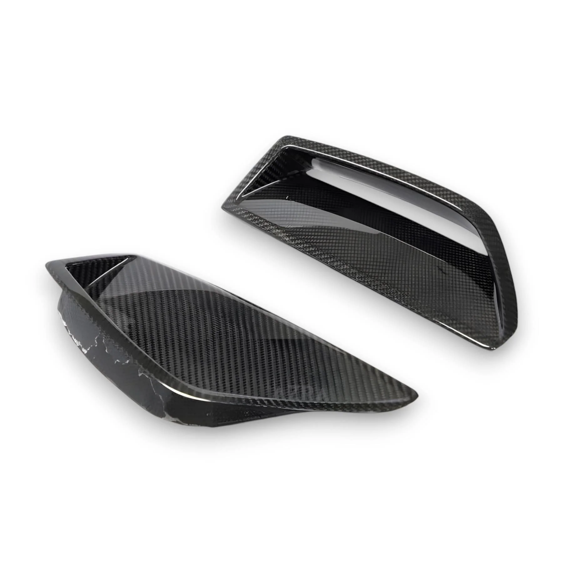 AZRA Audi RS6 / RS7 Avant | C8 | Carbon Fiber Front Air Vent Trims | 2020 - 2025 - Image 2
