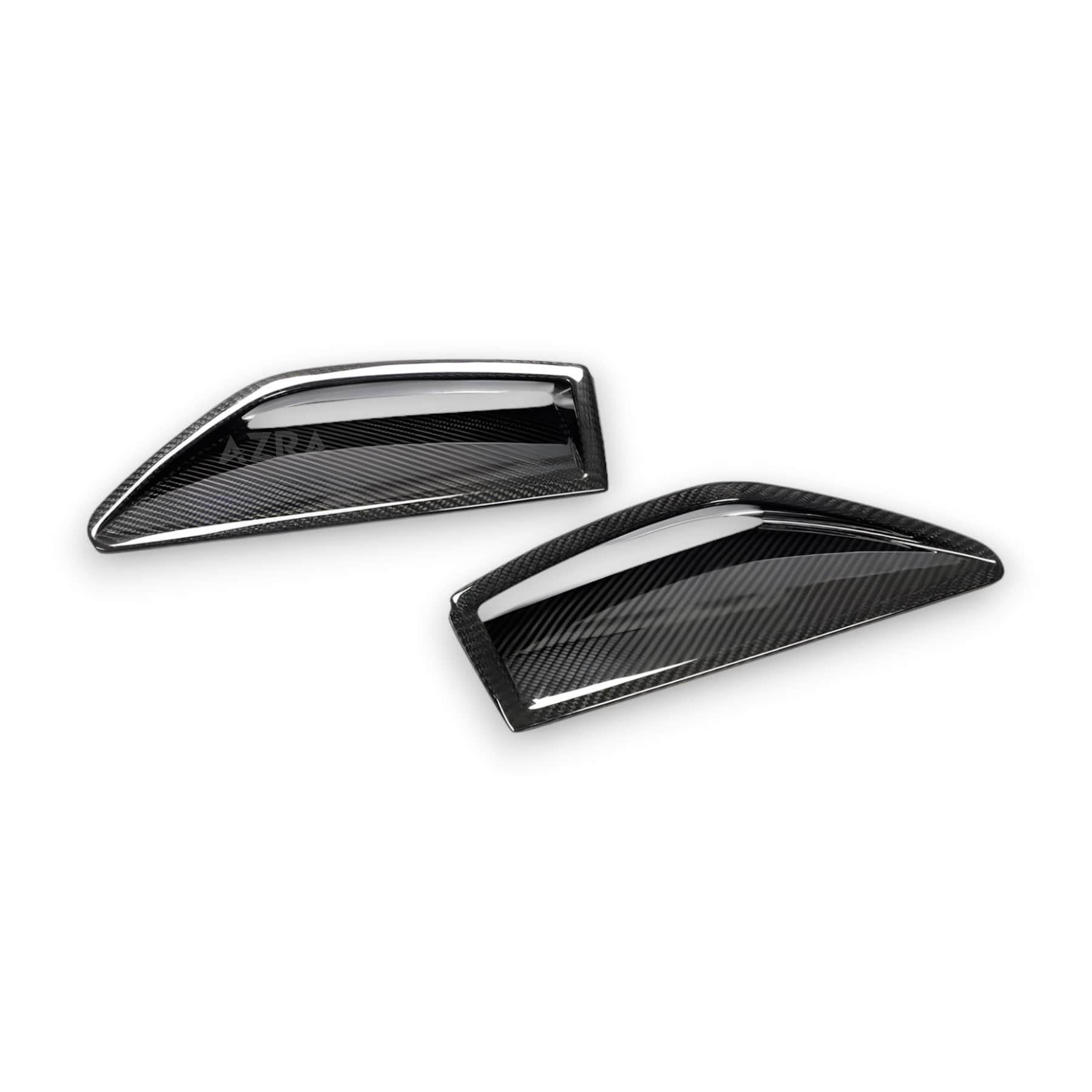 AZRA Audi RS6 / RS7 Avant | C8 | Carbon Fiber Front Air Vent Trims | 2020 - 2025 - Image 4