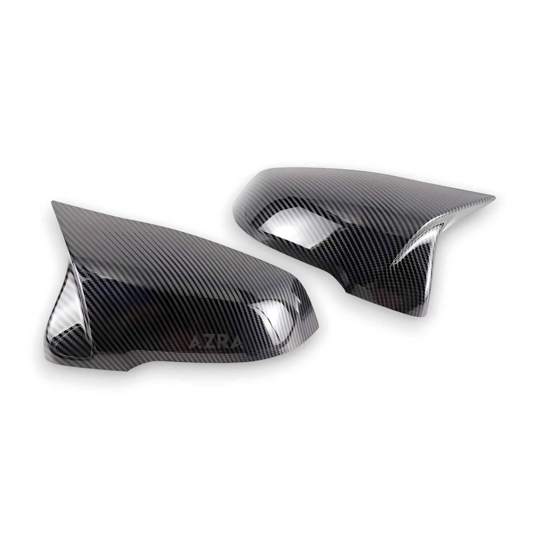 AZRA BMW 1/2 Series X1/X2 | F39/F40/F44/F48/F49 | Gloss Black / Carbon Look Mirror Caps | 2016 - 2023 - Image 6