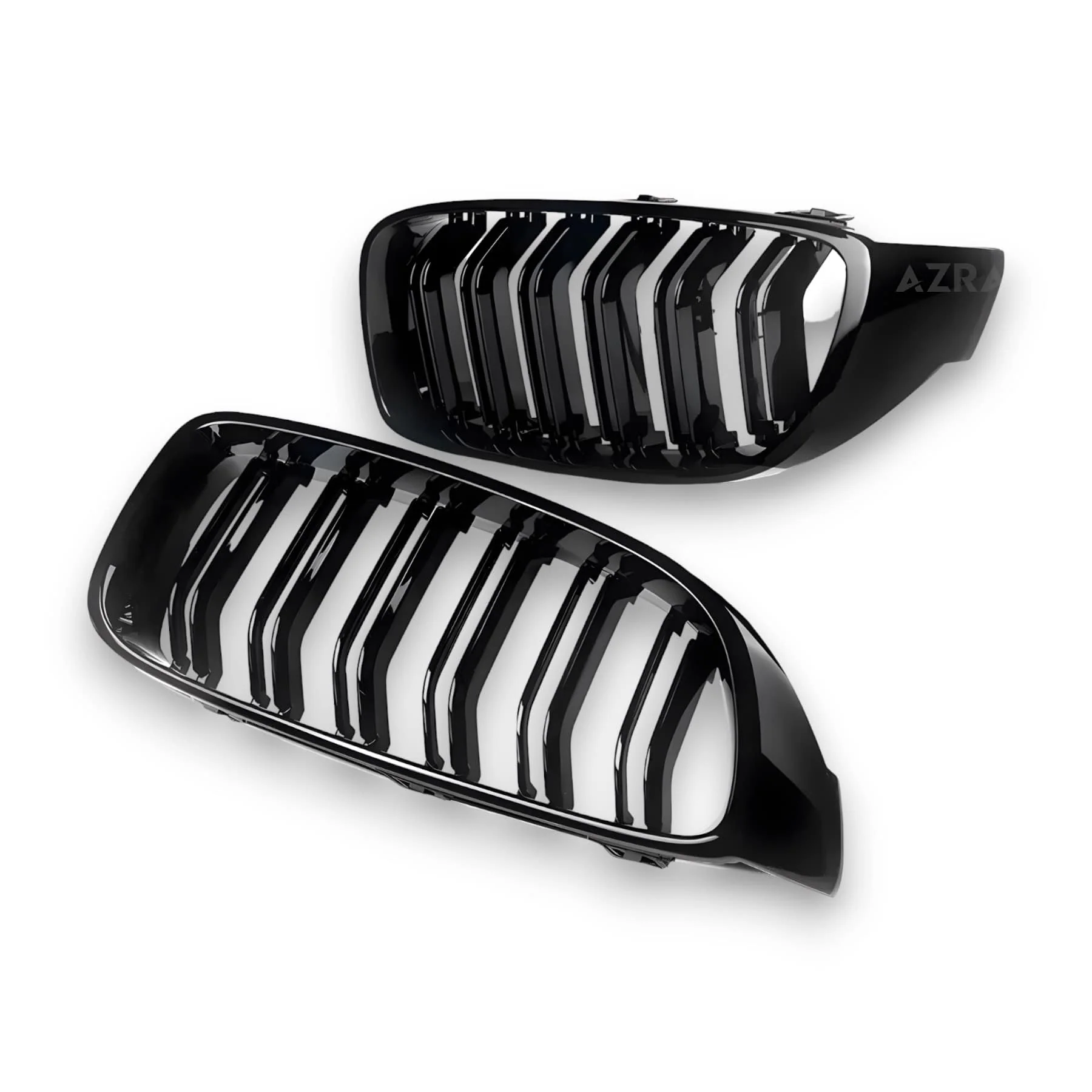 AZRA BMW 4 Series | F32 / F33 / F36 | Gloss Black Front Grilles | 2013 - 2020 - Image 2