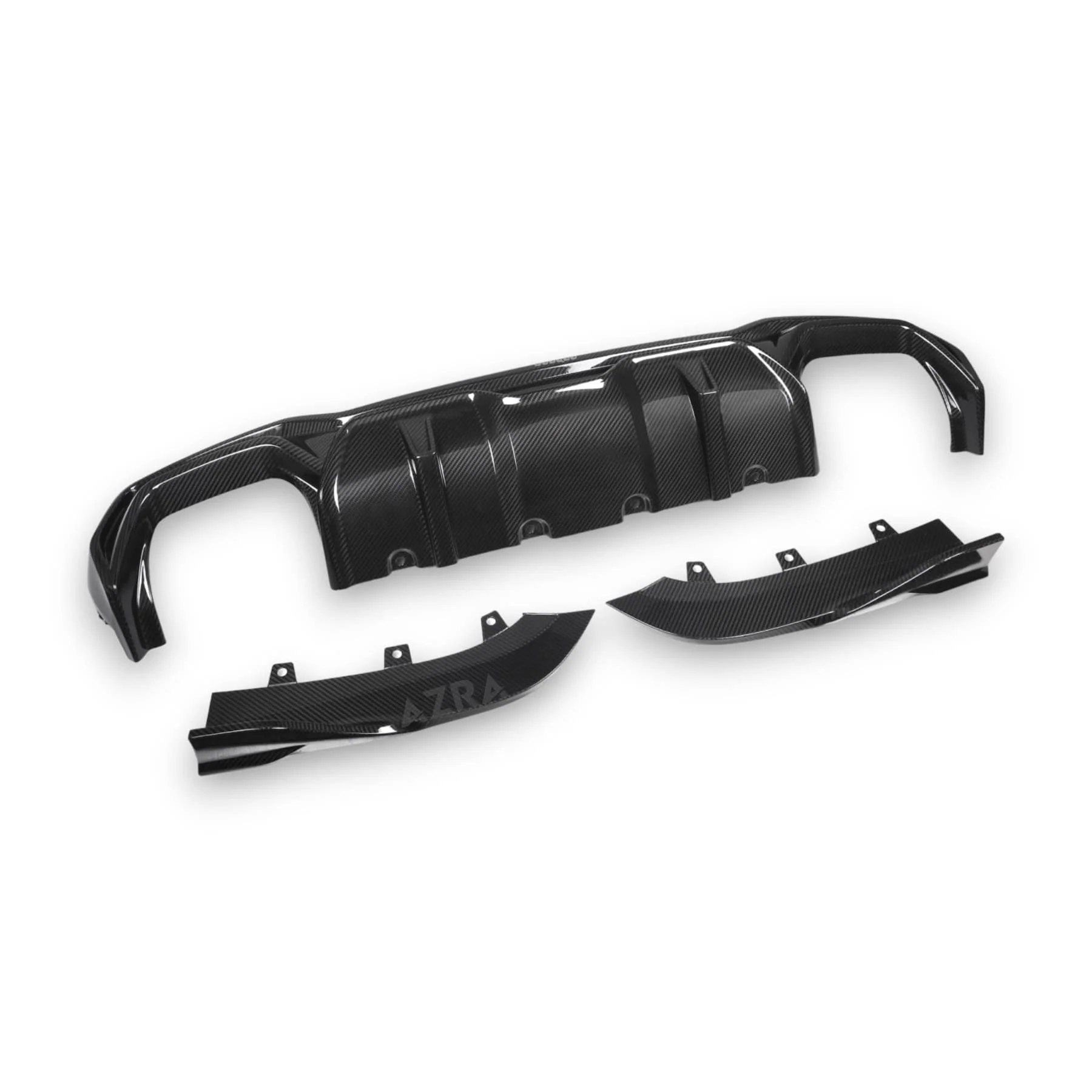 AZRA BMW 4 Series | G22 / G23 | Carbon Fiber Aggressive Rear Diffuser | 2021 - 2025 - Image 2