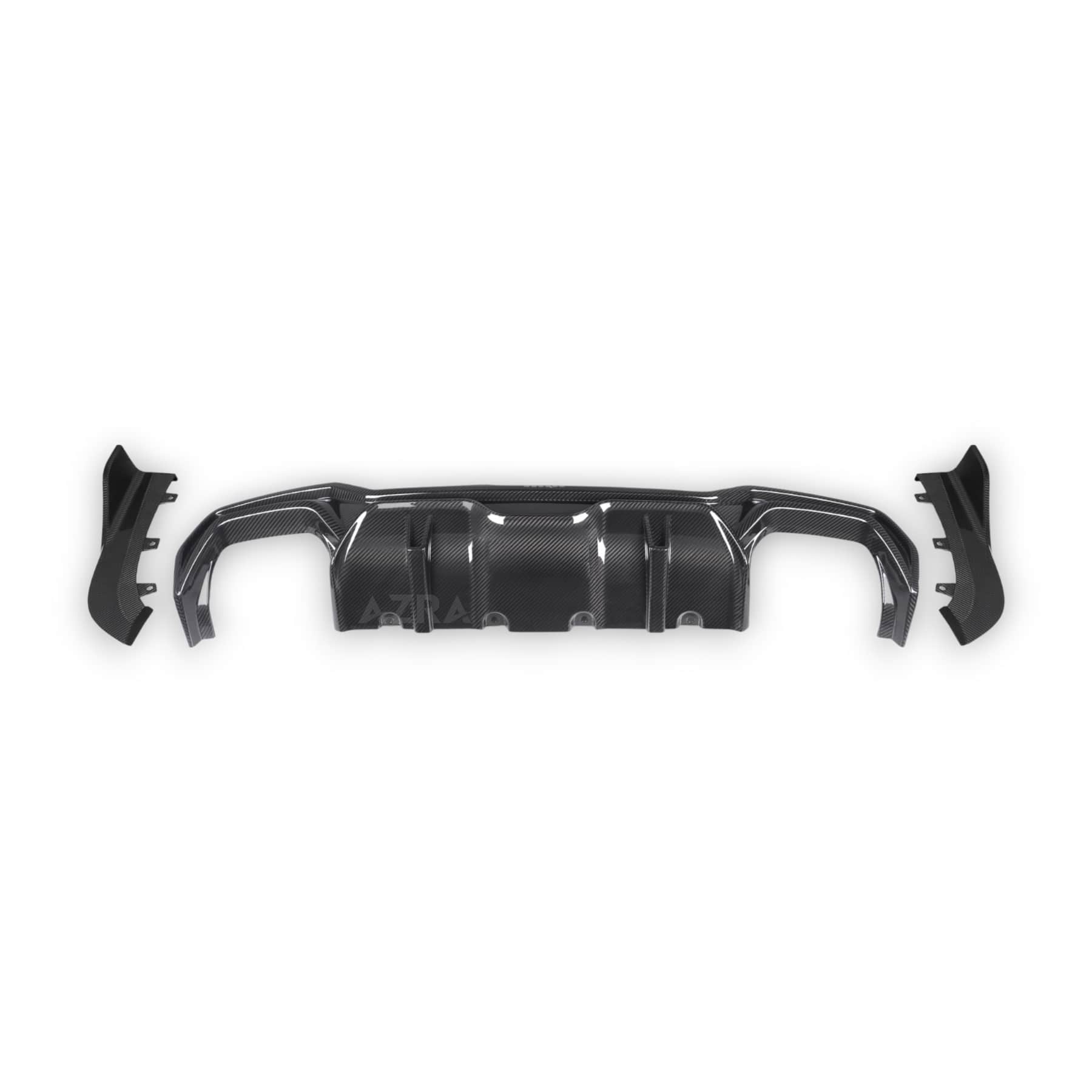 AZRA BMW 4 Series | G22 / G23 | Carbon Fiber Aggressive Rear Diffuser | 2021 - 2025 - Image 4