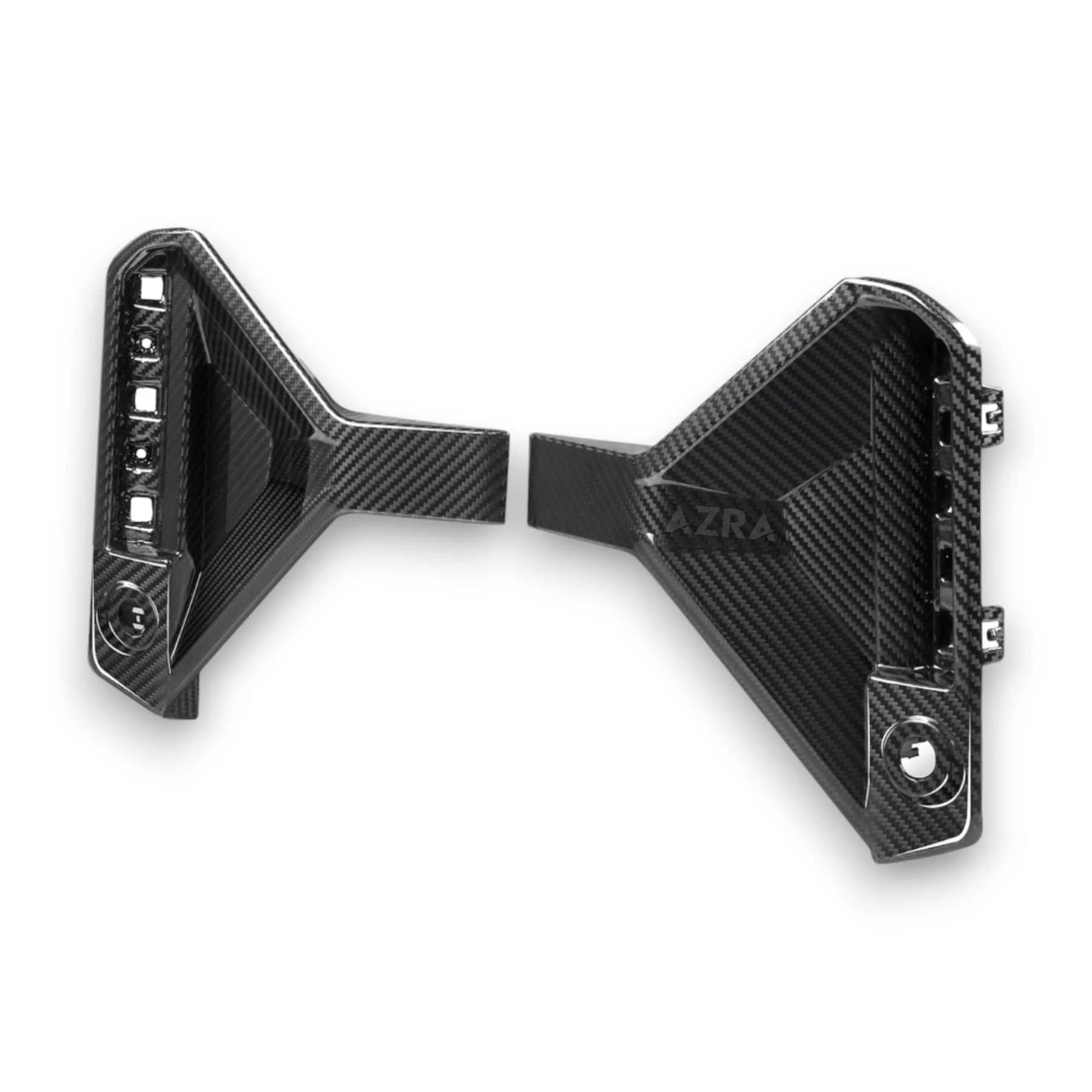 AZRA BMW M2 | G87 | Carbon Fiber 'V2' Rear Bumper Trims | 2023+ - Image 2