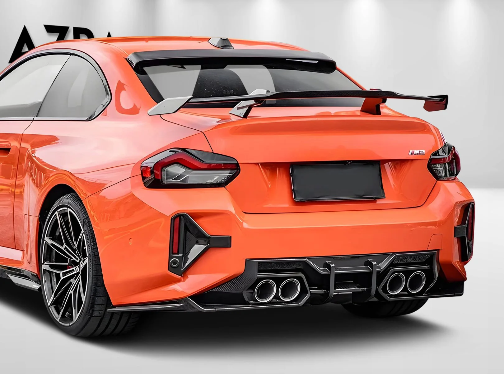 AZRA BMW M2 | G87 | Carbon Fiber 'V2' Rear Bumper Trims | 2023+ - Image 5