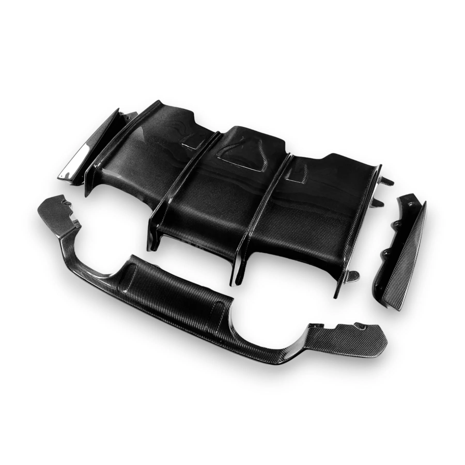 AZRA BMW M3/M4 | F80/F82/F83 | Carbon Fiber Aggressive Rear Diffuser | 2014 - 2020 - Image 3