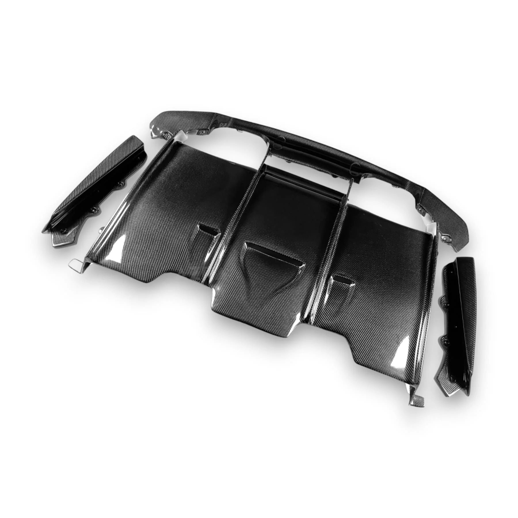AZRA BMW M3/M4 | F80/F82/F83 | Carbon Fiber Aggressive Rear Diffuser | 2014 - 2020 - Image 5