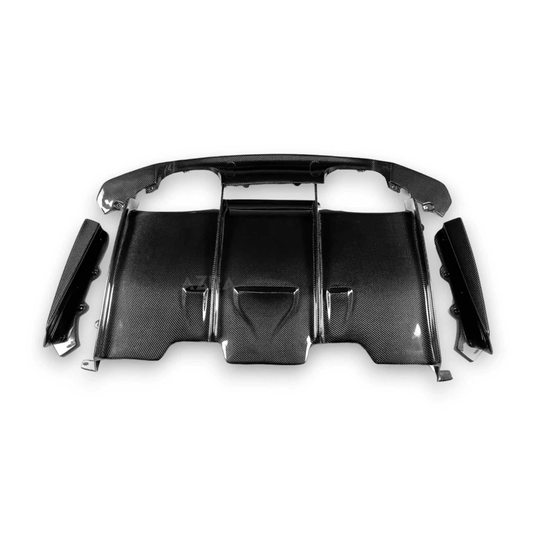 AZRA BMW M3/M4 | F80/F82/F83 | Carbon Fiber Aggressive Rear Diffuser | 2014 - 2020 - Image 6