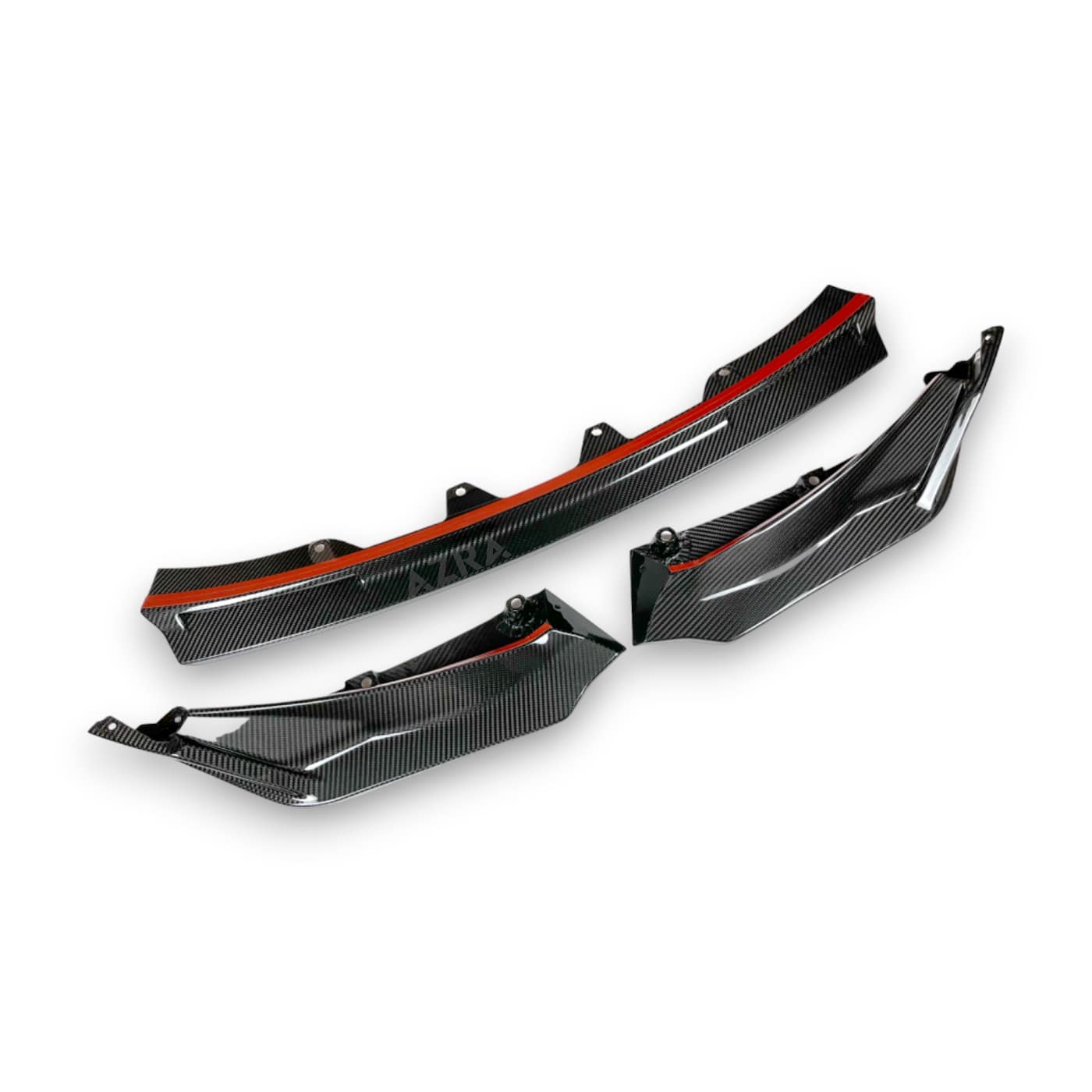 AZRA BMW M3/M4 | G80/G81/G82/G83 | Aggressive Carbon Fiber 'V' Front Lip Splitter | 2020 - 2025 - Image 3