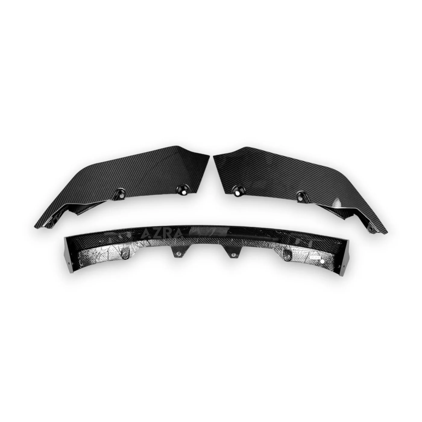 AZRA BMW M3/M4 | G80/G81/G82/G83 | Aggressive Carbon Fiber 'V' Front Lip Splitter | 2020 - 2025 - Image 4