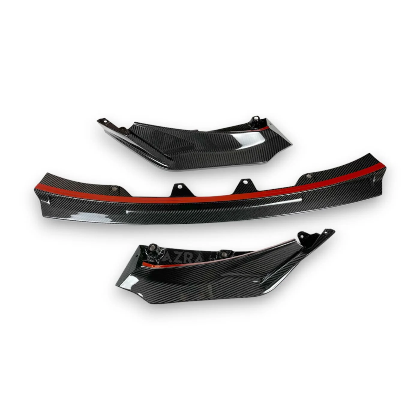 AZRA BMW M3/M4 | G80/G81/G82/G83 | Aggressive Carbon Fiber 'V' Front Lip Splitter | 2020 - 2025 - Image 9