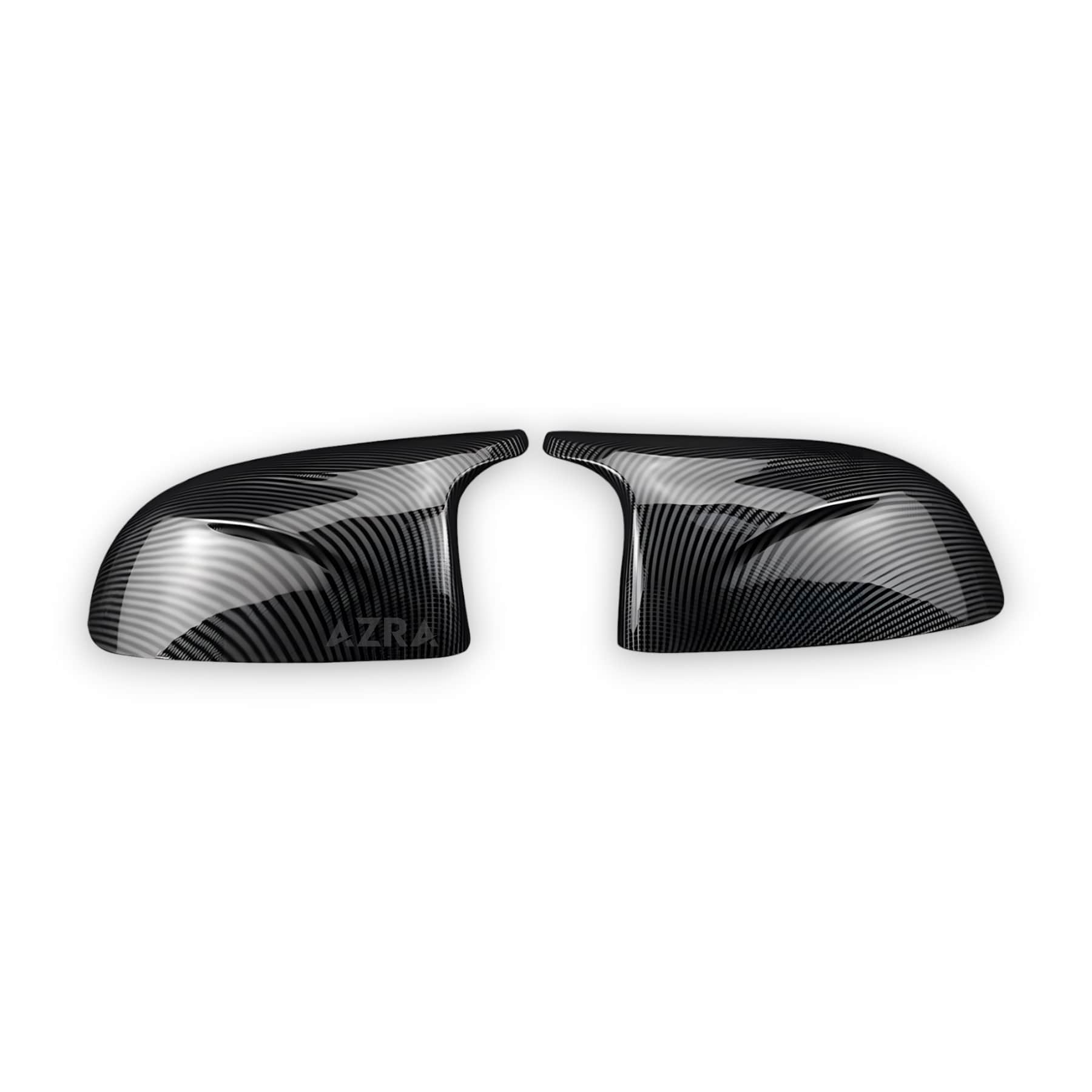 AZRA BMW X Models | G0X | Gloss Black / Carbon Print Mirror Caps - Image 2