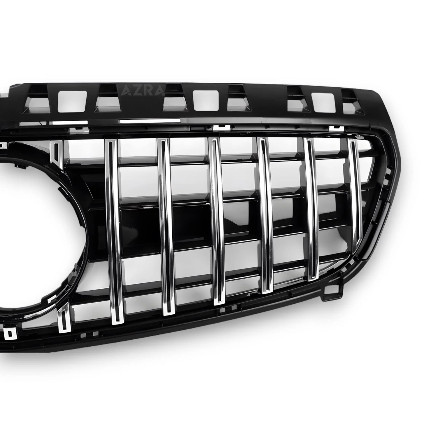 AZRA Mercedes-Benz A Class / A45 | W176 | AMG GT Panamericana Gloss Black / Chrome Front Grille | 2012 - 2015 - Image 9