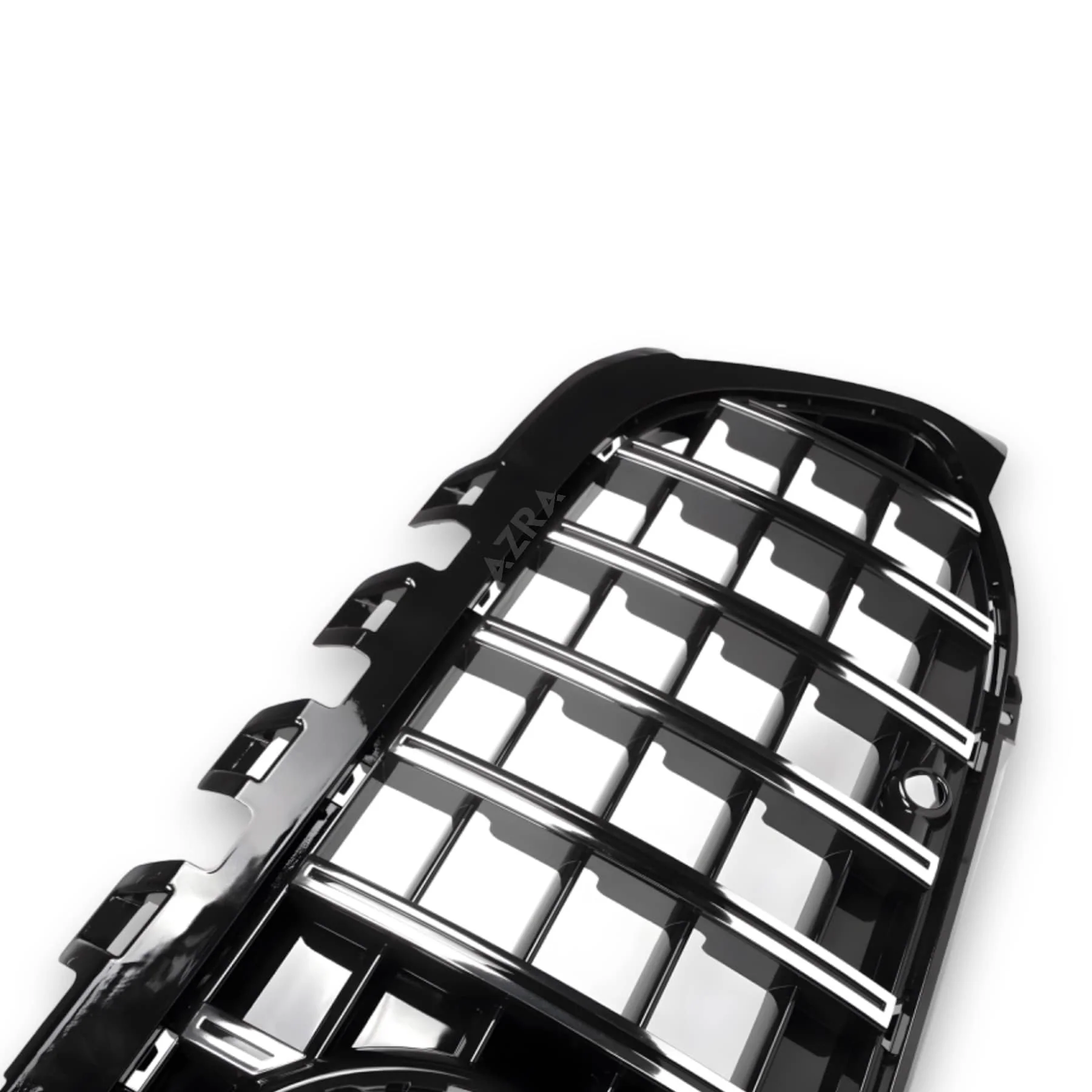 AZRA Mercedes-Benz A Class | W177 / V177 | AMG GT Panamericana Gloss Black / Chrome Front Grille | 2019 - 2023 - Image 6