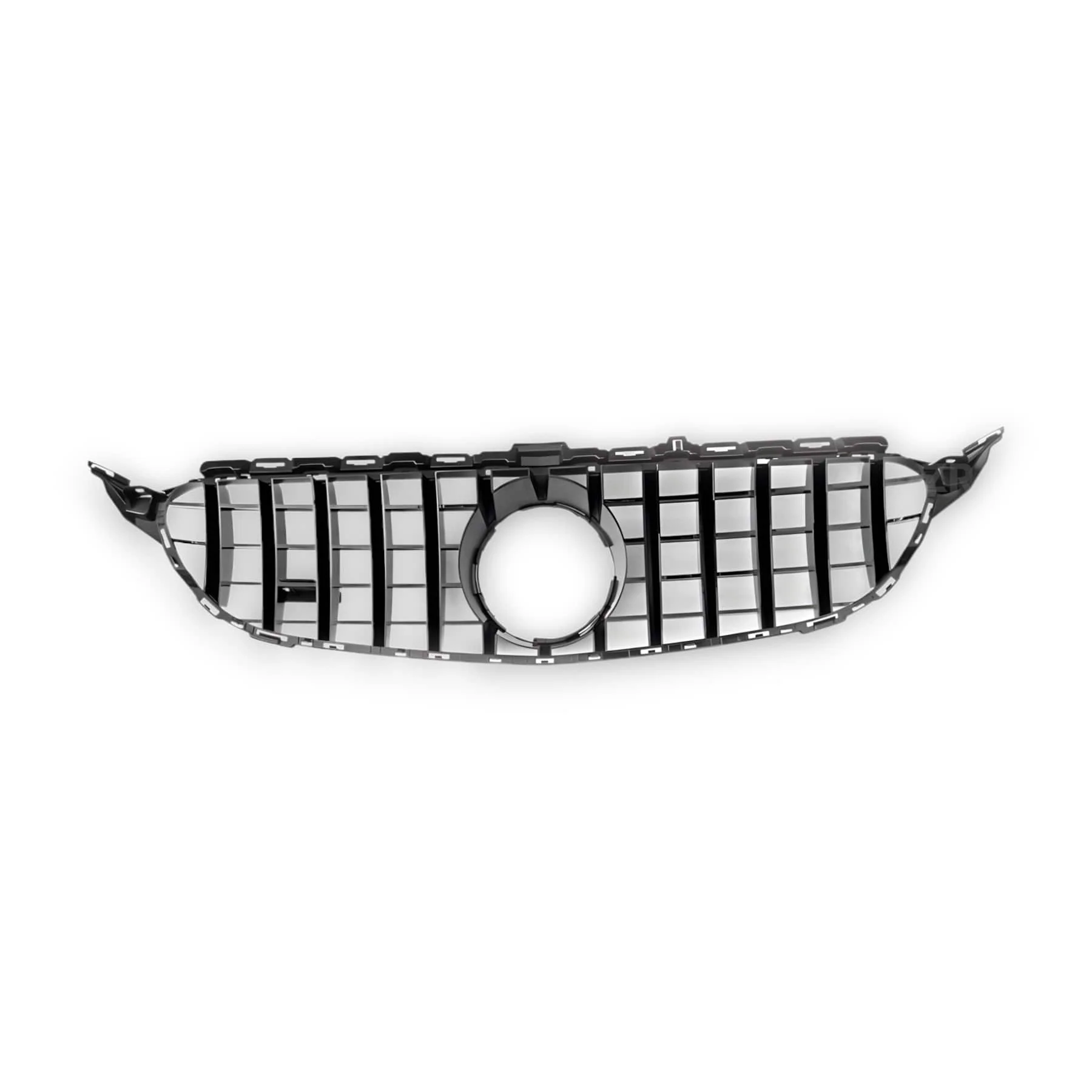 AZRA Mercedes-Benz C Class / C63 / C63s | W205/C205/S205/A205 | AMG GT Panamericana Gloss Black / Chrome Front Grille | 2015 - 2023 - Image 11