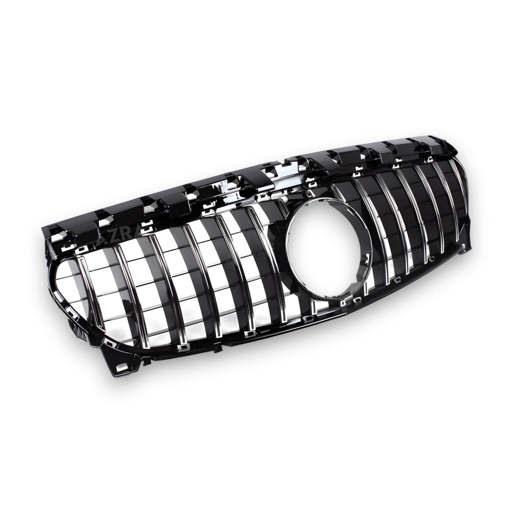 AZRA Mercedes-Benz CLA Class / CLA45 | C117 / X117 | AMG GT Panamericana Gloss Black / Chrome Front Grille | 2014 - 2019 - Image 2