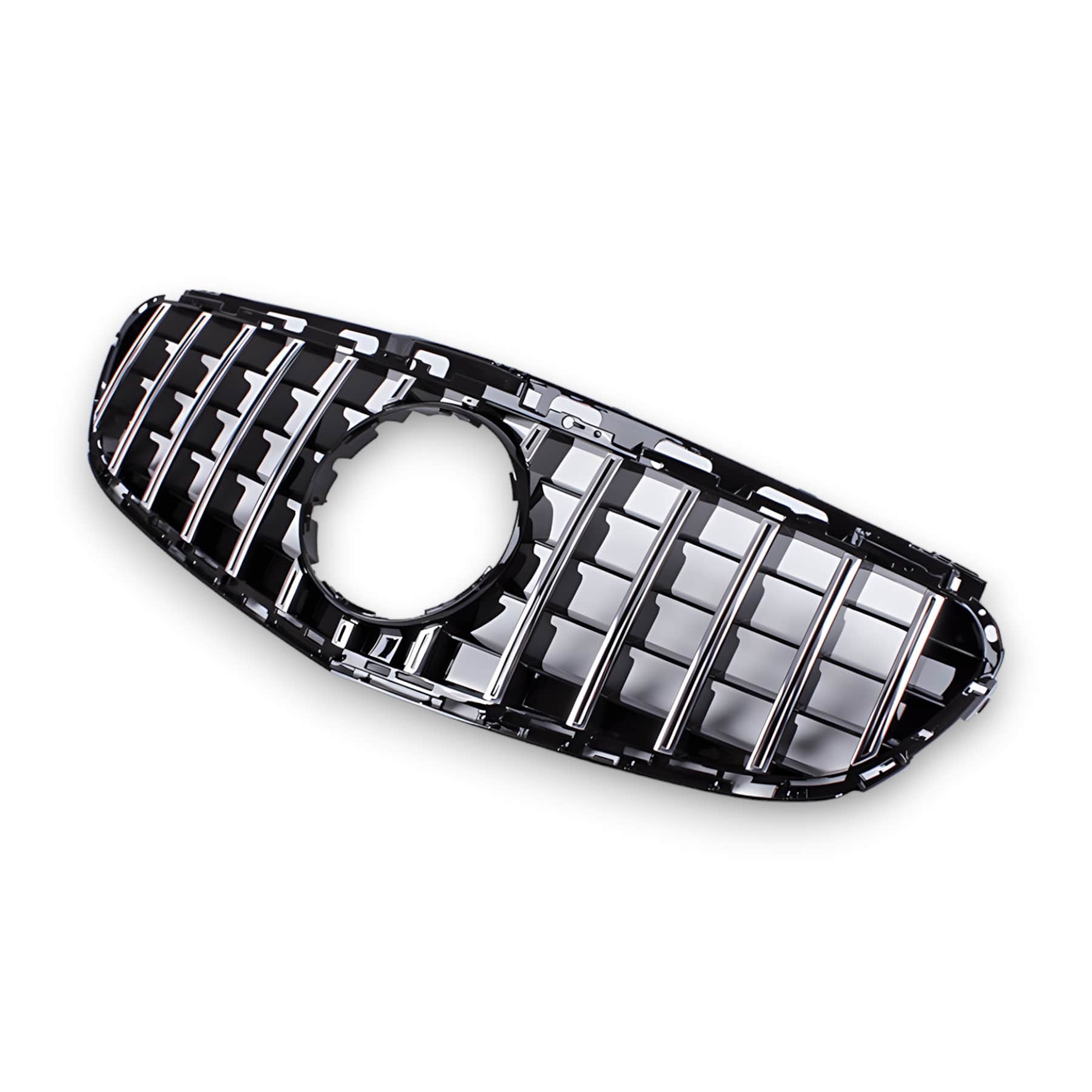 AZRA Mercedes-Benz E Class / E63 / E63s | W212 | AMG GT Panamericana Gloss Black / Chrome Front Grille | 2013 - 2016 - Image 11