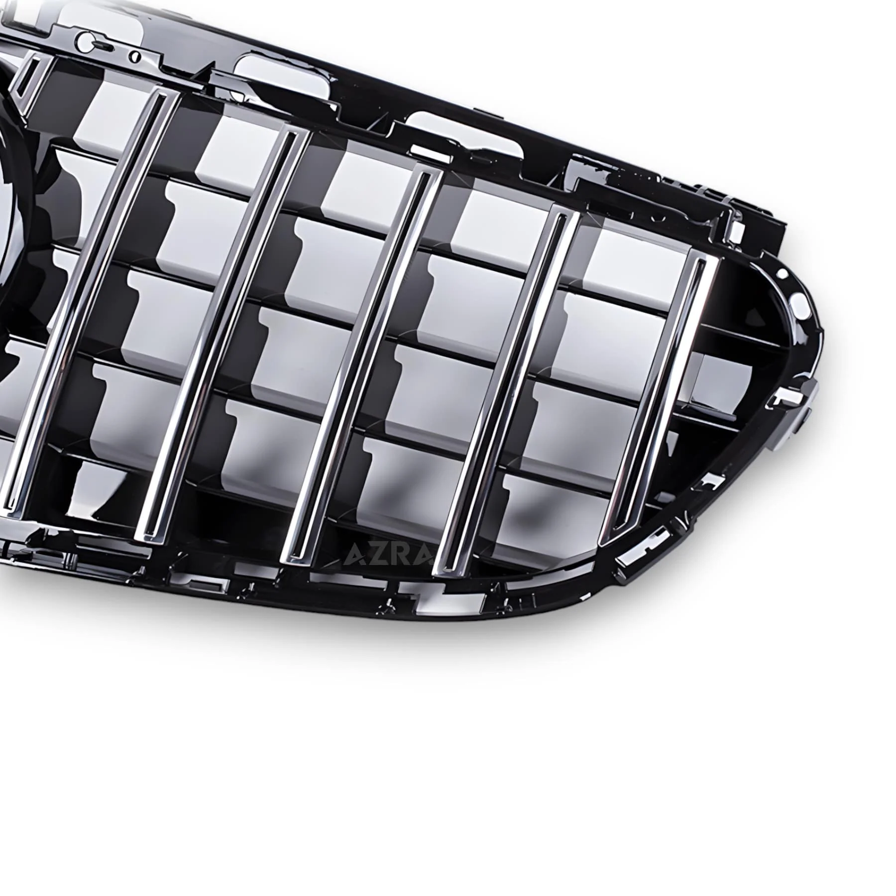 AZRA Mercedes-Benz E Class / E63 / E63s | W212 | AMG GT Panamericana Gloss Black / Chrome Front Grille | 2013 - 2016 - Image 7