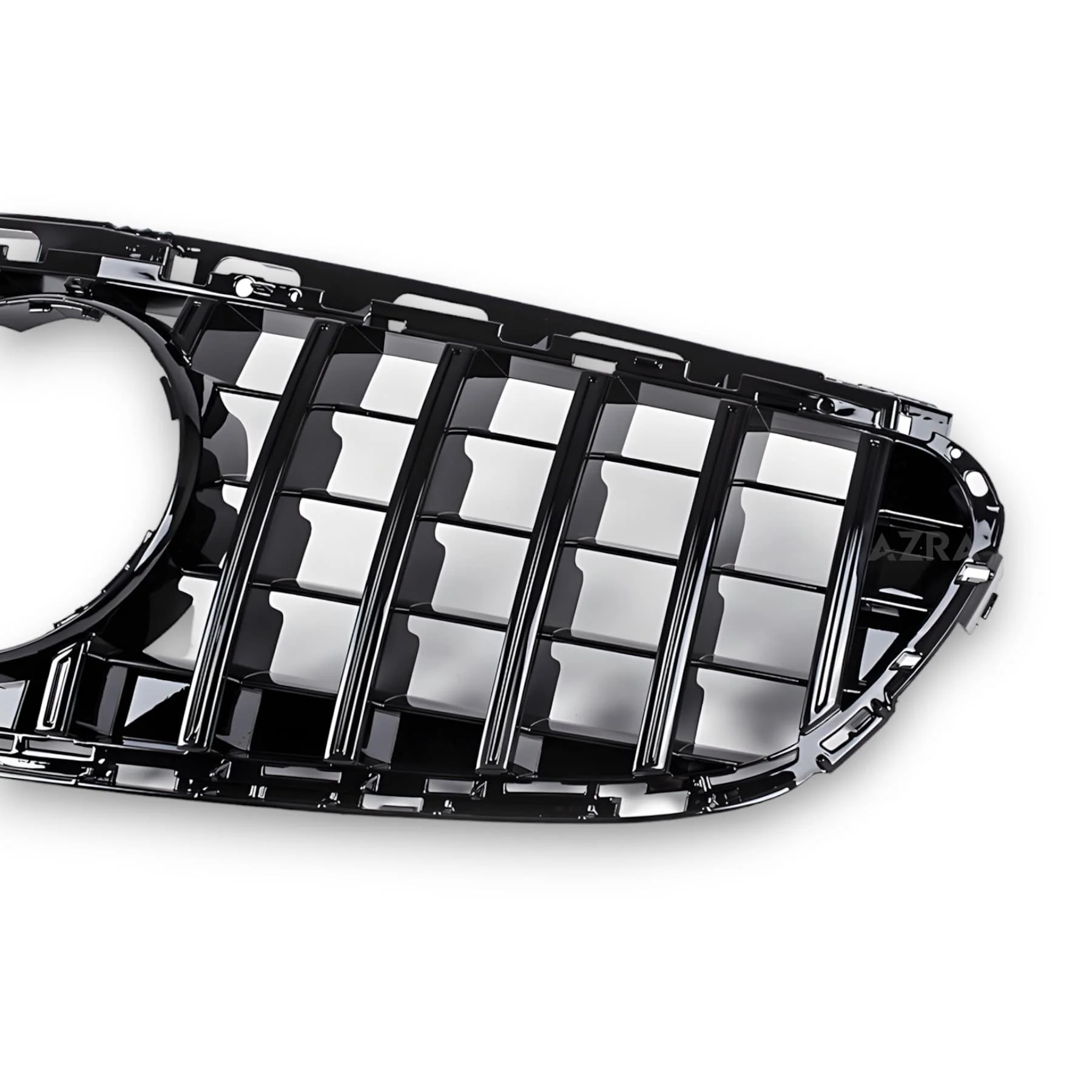 AZRA Mercedes-Benz E Class / E63 / E63s | W212 | AMG GT Panamericana Gloss Black / Chrome Front Grille | 2013 - 2016 - Image 8