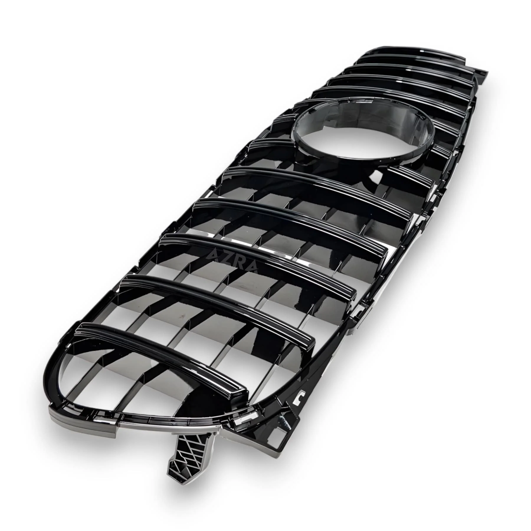AZRA Mercedes-Benz GLA Class | X156 | AMG GT Panamericana Gloss Black / Chrome Front Grille | 2013 - 2017 - Image 4