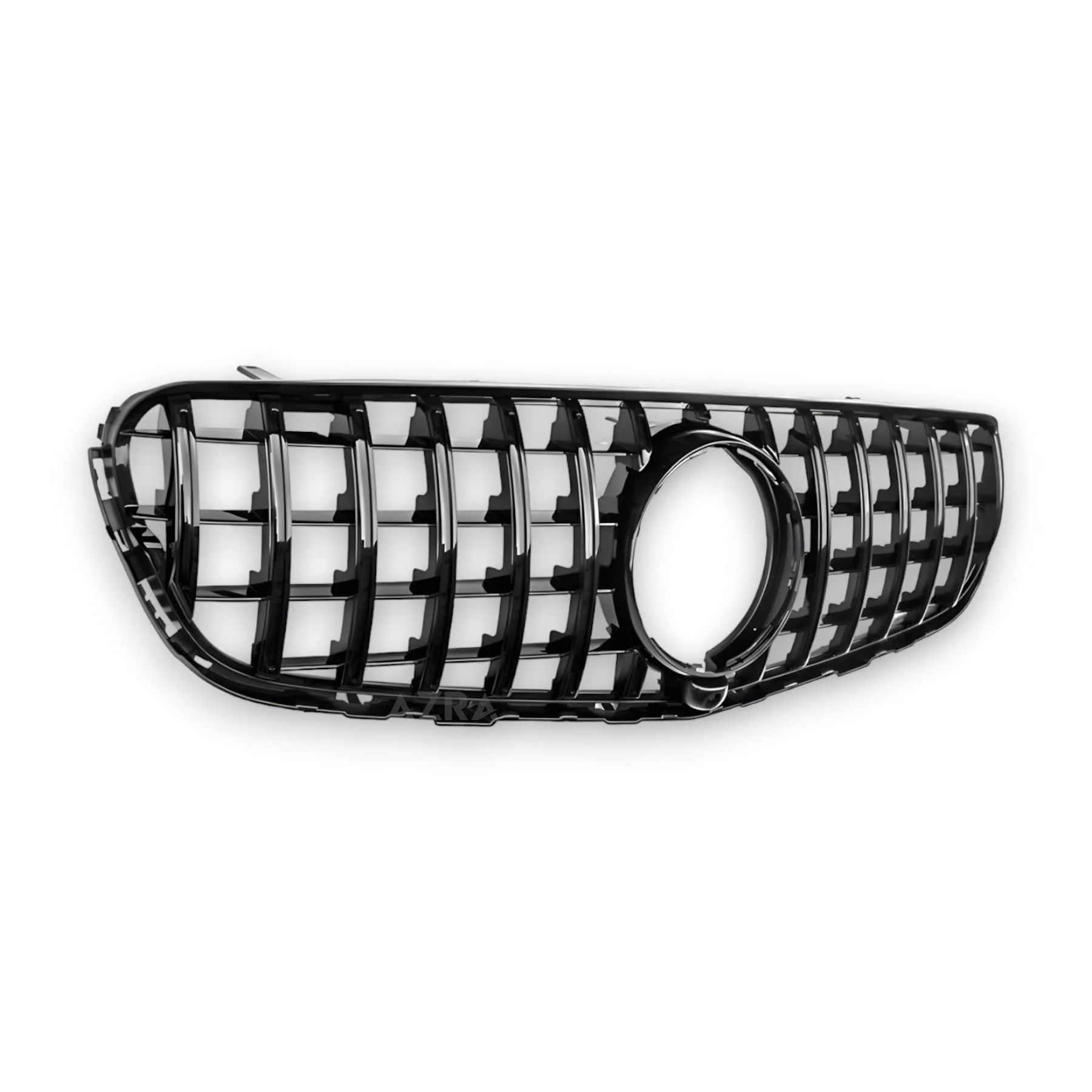 AZRA Mercedes-Benz GLC Class / GLC63 / GLC63s | X253/C253 | AMG GT Panamericana Gloss Black / Chrome Front Grille | 2015 - 2019 - Image 2