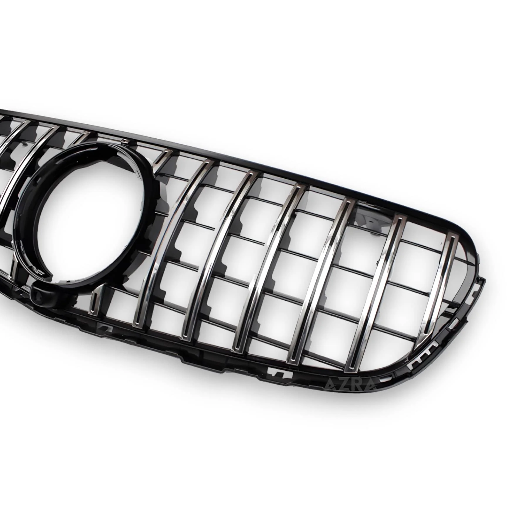 AZRA Mercedes-Benz GLC Class / GLC63 / GLC63s | X253/C253 | AMG GT Panamericana Gloss Black / Chrome Front Grille | 2015 - 2019 - Image 4