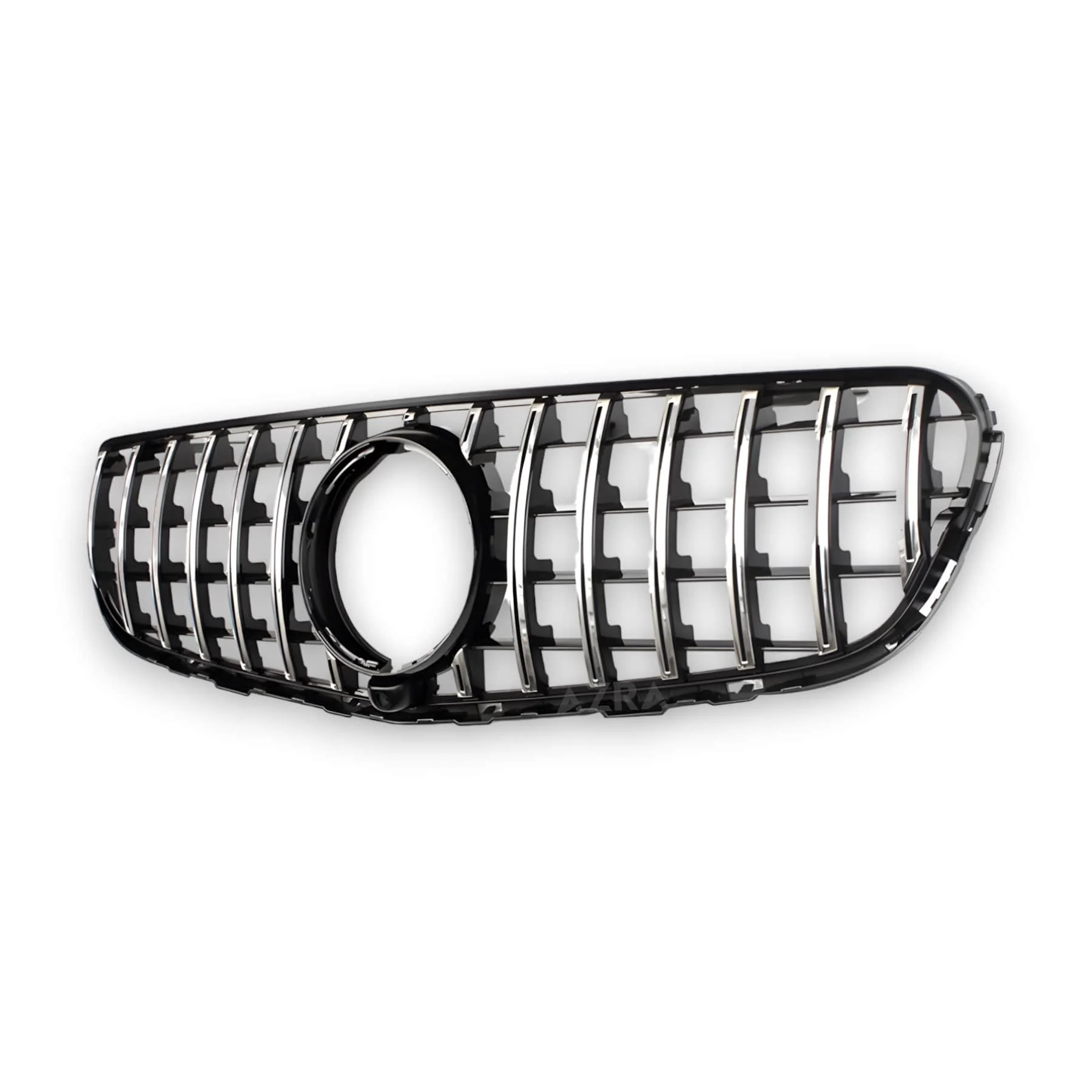 AZRA Mercedes-Benz GLC Class / GLC63 / GLC63s | X253/C253 | AMG GT Panamericana Gloss Black / Chrome Front Grille | 2015 - 2019 - Image 5
