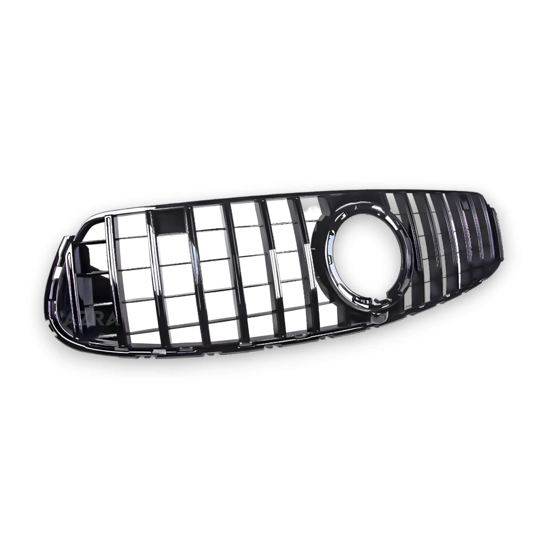 AZRA Mercedes-Benz GLC Class / GLC63 / GLC63s | X253/C253 | AMG GT Panamericana Gloss Black / Chrome Front Grille | 2020 - 2023 - Image 2