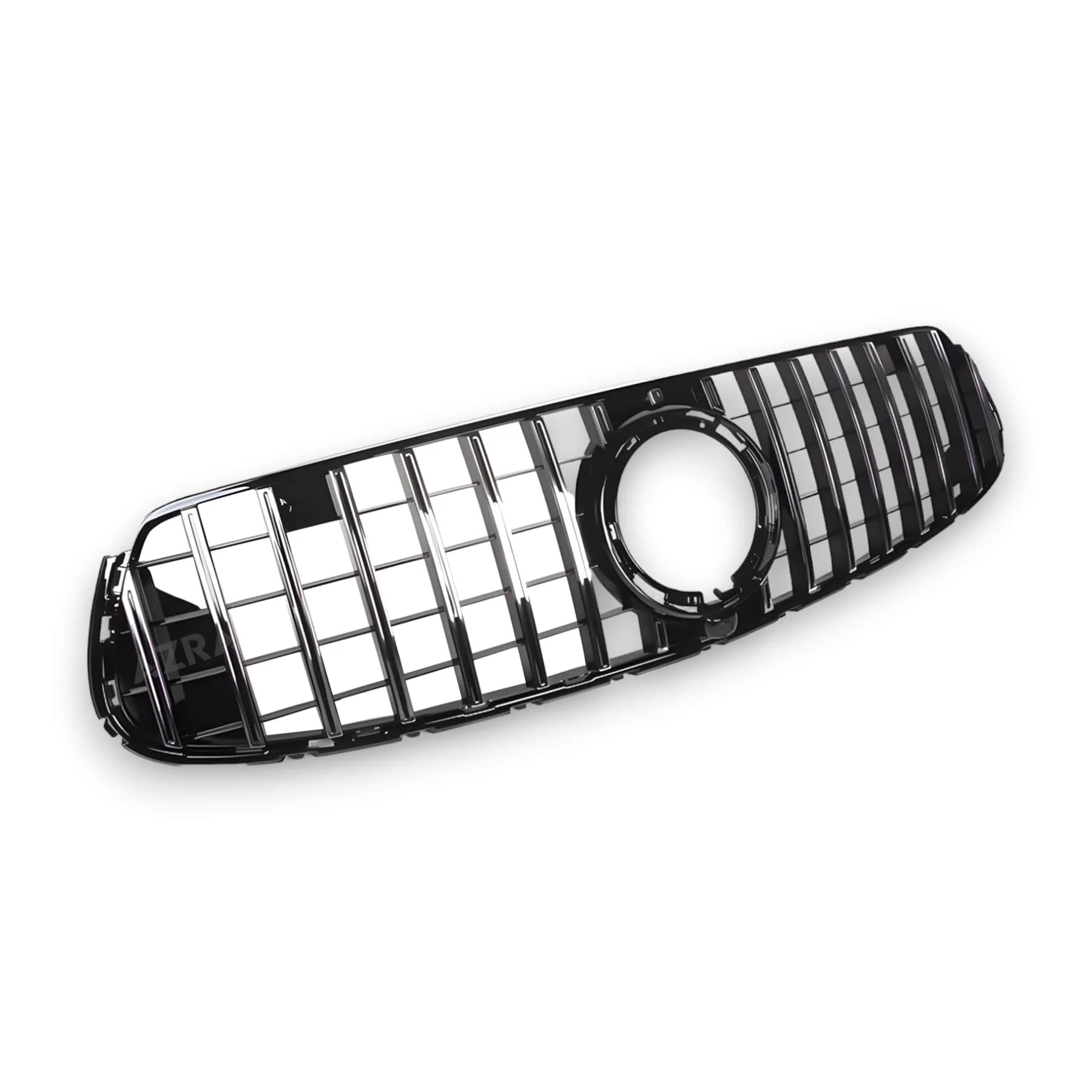 AZRA Mercedes-Benz GLC Class / GLC63 / GLC63s | X253/C253 | AMG GT Panamericana Gloss Black / Chrome Front Grille | 2020 - 2023 - Image 4