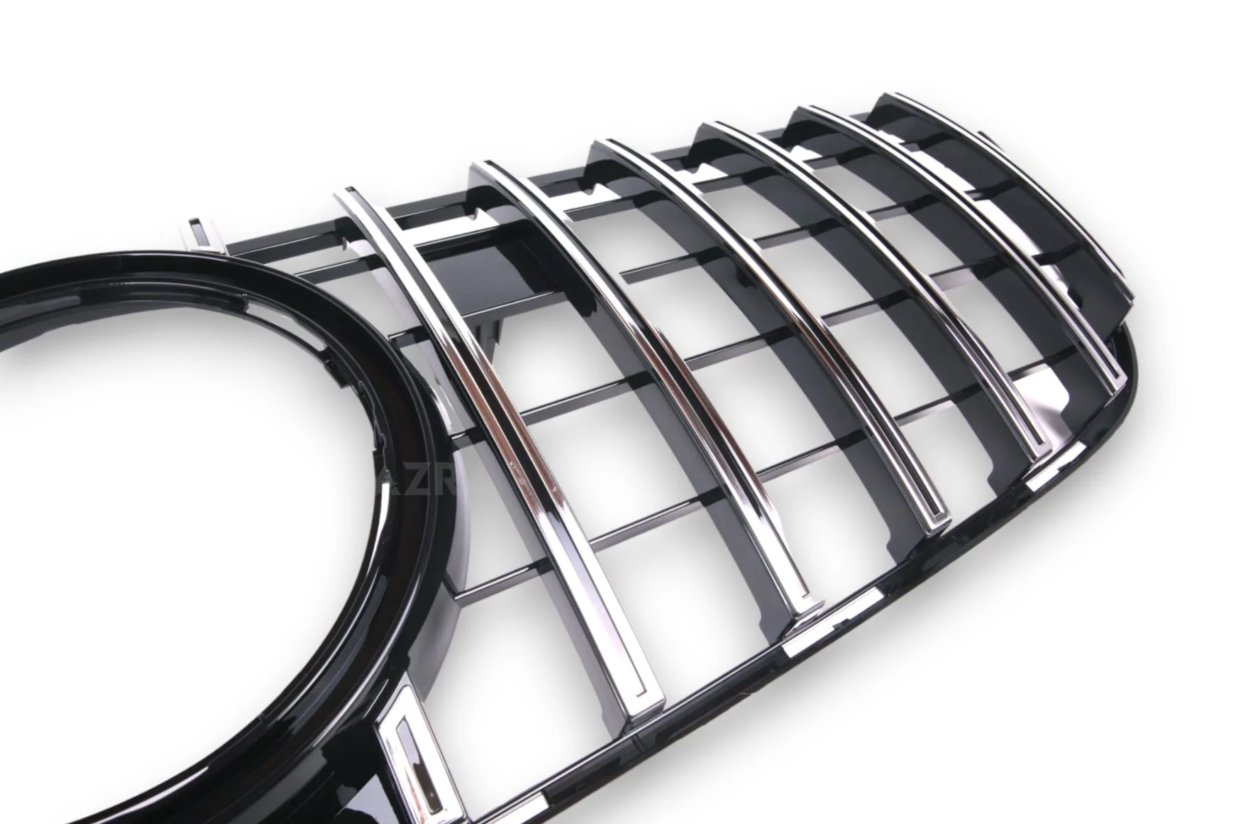 AZRA Mercedes-Benz GLS Class | X166 | AMG GT Panamericana Gloss Black / Chrome Front Grille | 2016 - 2019 - Image 8