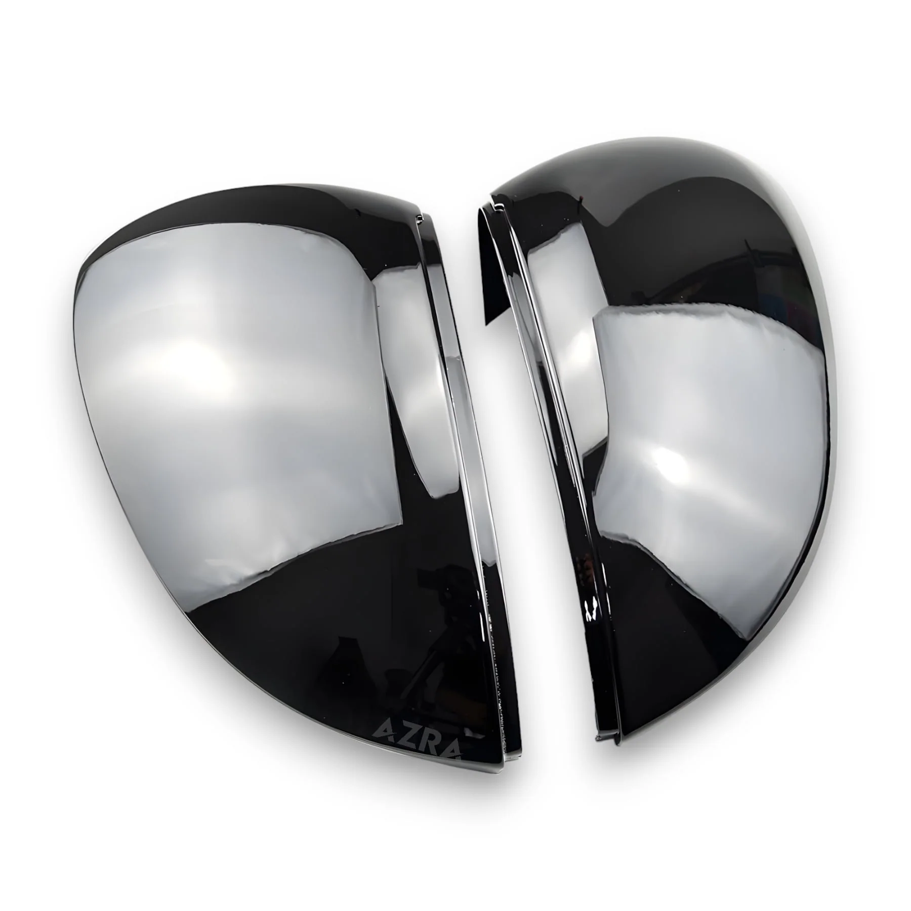 AZRA Volkswagen Golf Mk8 | Gloss Black / Carbon Print Mirror Caps - Image 6