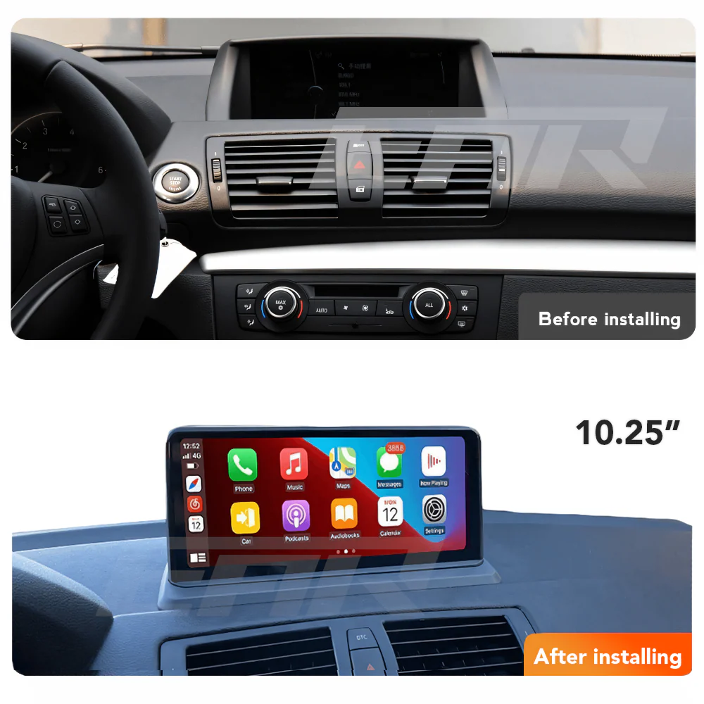 BMW iDrive 8 Android 13.0 1 Series (E81/E82/E87/E88) Multimedia 10.25"/12.3" Touchscreen Display + Built-In Wireless Carplay & Android Auto | 2004 - 2012 | LHD/RHD - Image 3