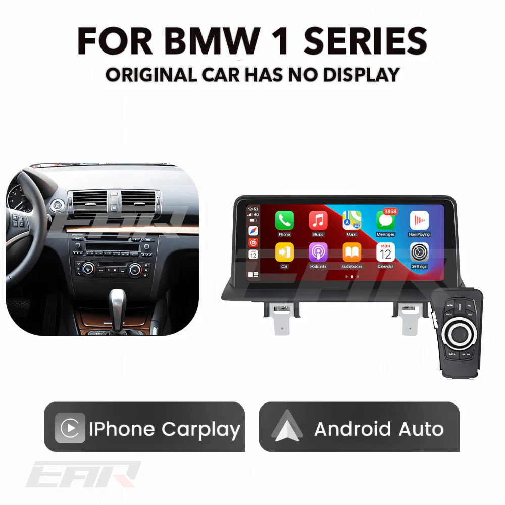 BMW iDrive 8 Android 13.0 1 Series (E81/E82/E87/E88) Multimedia 10.25"/12.3" Touchscreen Display + Built-In Wireless Carplay & Android Auto | 2004 - 2012 | LHD/RHD - Image 8