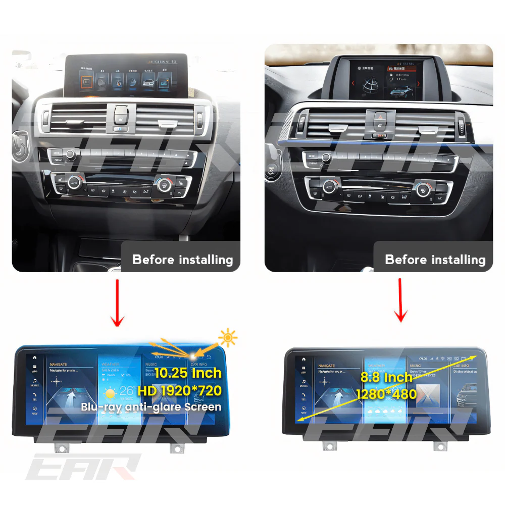 BMW iDrive 8 Android 13.0 2 Series (F22/F23) Multimedia 8.8"/10.25" Touchscreen Display + Built-In Wireless Carplay & Android Auto | 2014 - 2021 | LHD/RHD - Image 4