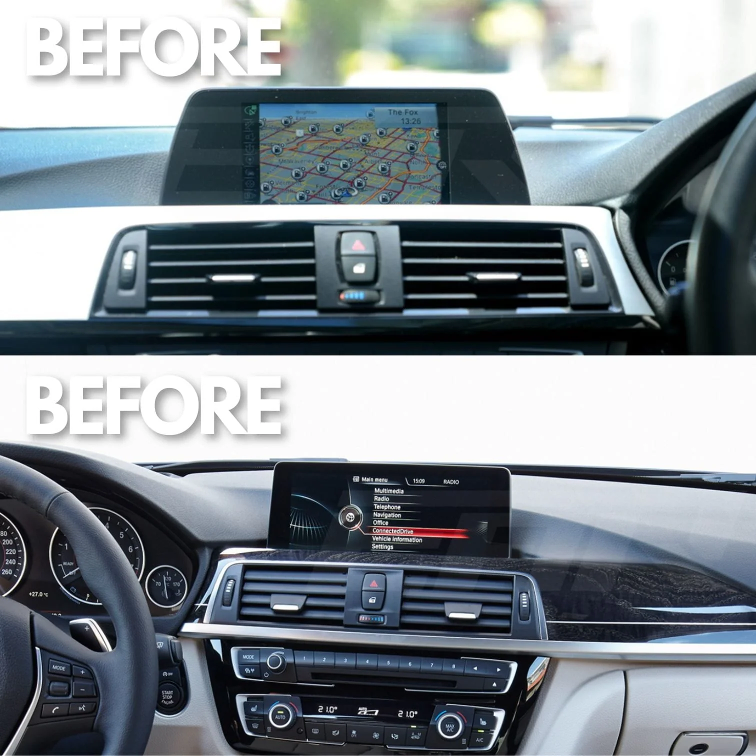 BMW 3 / 4 Series | F3X/F8X | 10.25"/12.3" Linux CarPlay/Android Touchscreen Display | 2011 - 2020 - Image 3