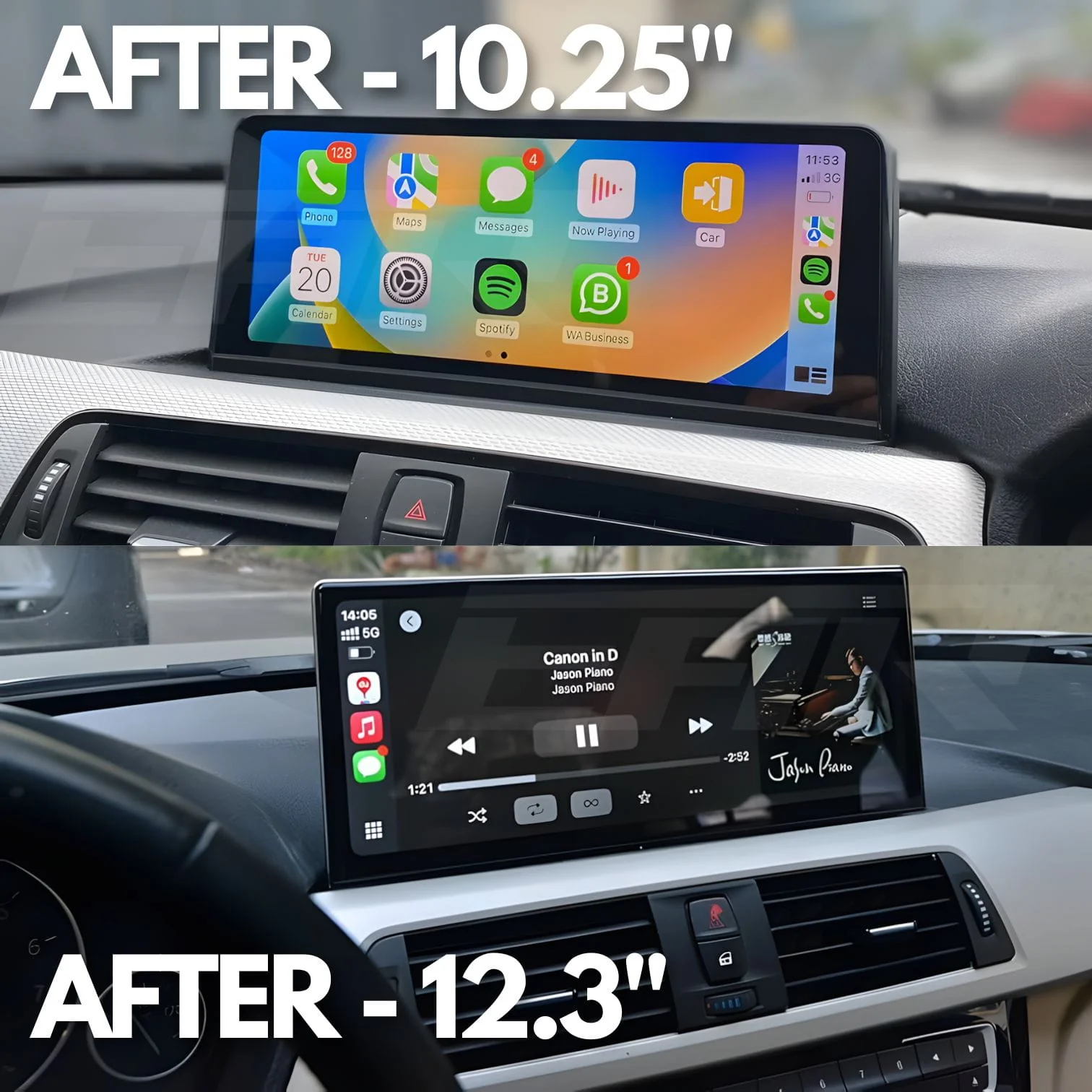 BMW 3 / 4 Series | F3X/F8X | 10.25"/12.3" Linux CarPlay/Android Touchscreen Display | 2011 - 2020 - Image 4