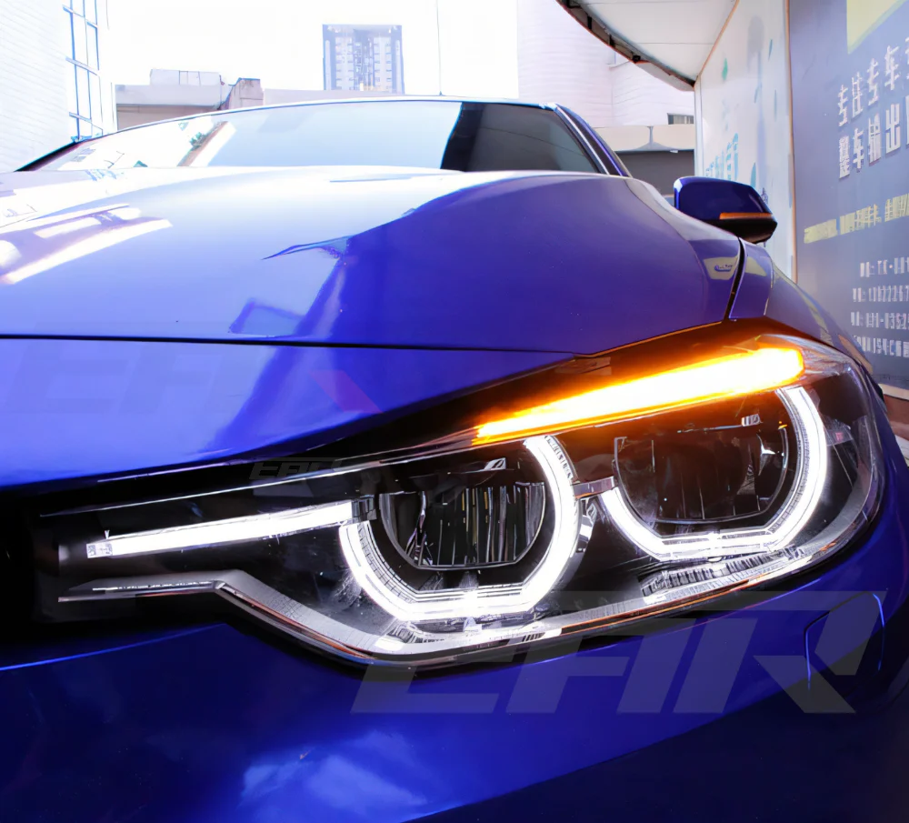 BMW 3 Series F30 LCI Style Angel LED Headlights (2011 - 2019) (Plug & Play) - Image 4