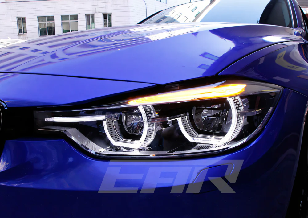 BMW 3 Series F30 LCI Style Angel LED Headlights (2011 - 2019) (Plug & Play) - Image 5