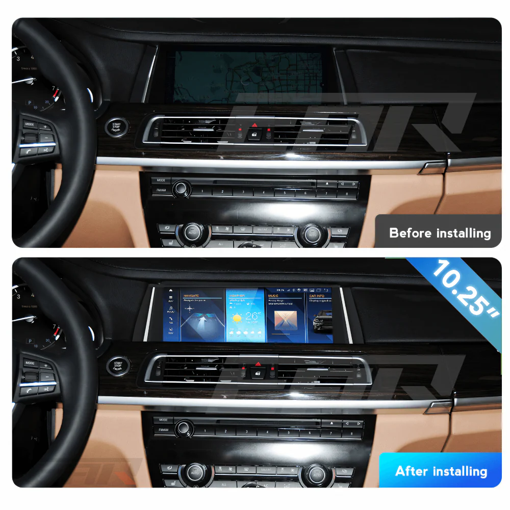 BMW iDrive 8 Android 13.0 7 Series (F01/F02) Multimedia 10.25"/12.3" Touchscreen Display + Built-In Wireless Carplay & Android Auto | 2008 - 2015 - Image 3