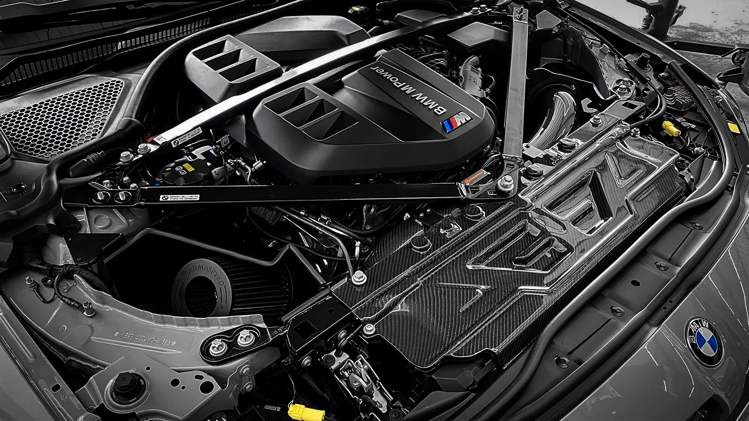 ARMASPEED BMW M2 / M3 / M4 | G8X | Carbon Fiber Radiator Cooling Slam Panel Cover - Image 2