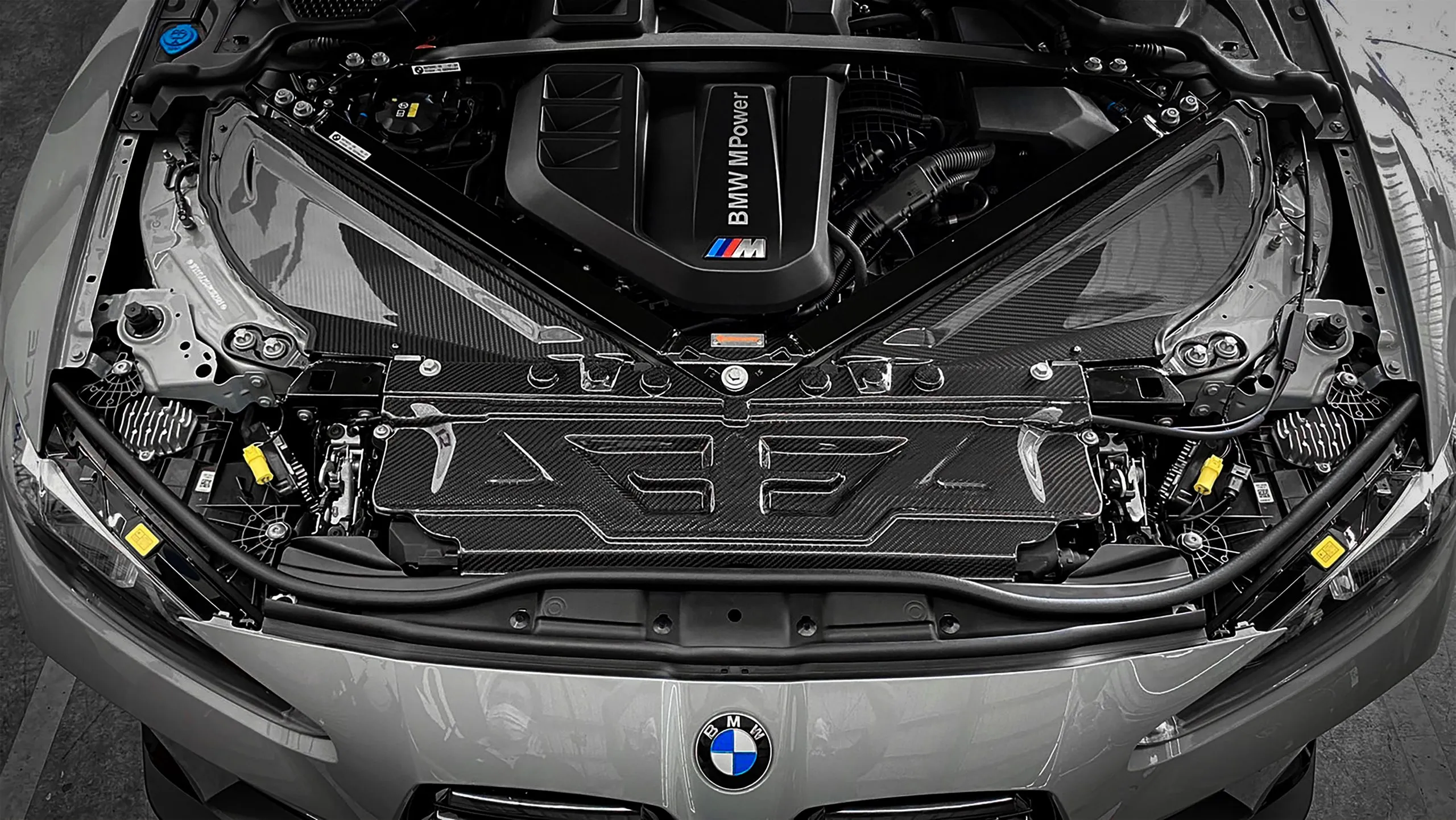 ARMASPEED BMW M2 / M3 / M4 | G8X | Carbon Fiber Radiator Cooling Slam Panel Cover - Image 3
